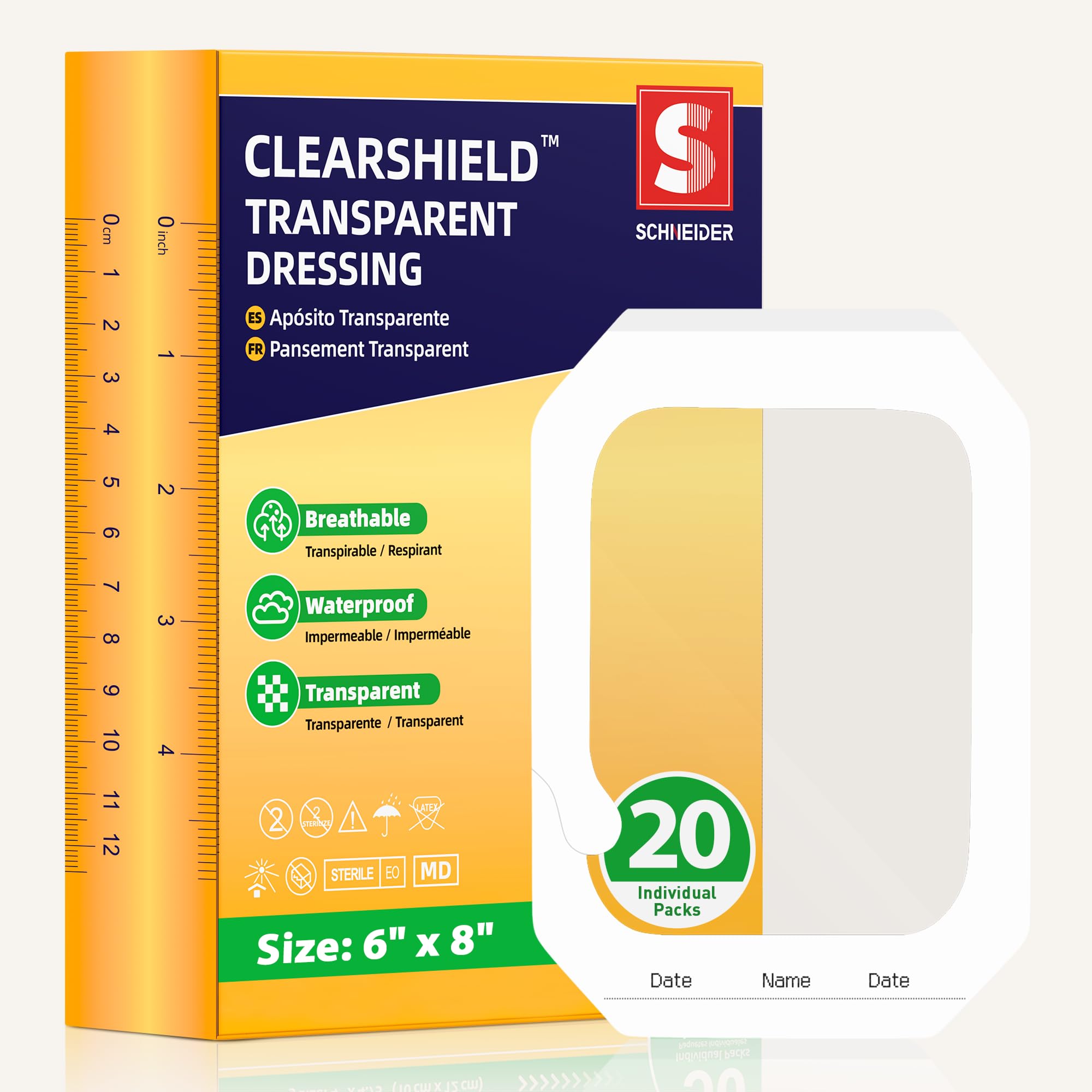 Transparent Film Dressing, 6