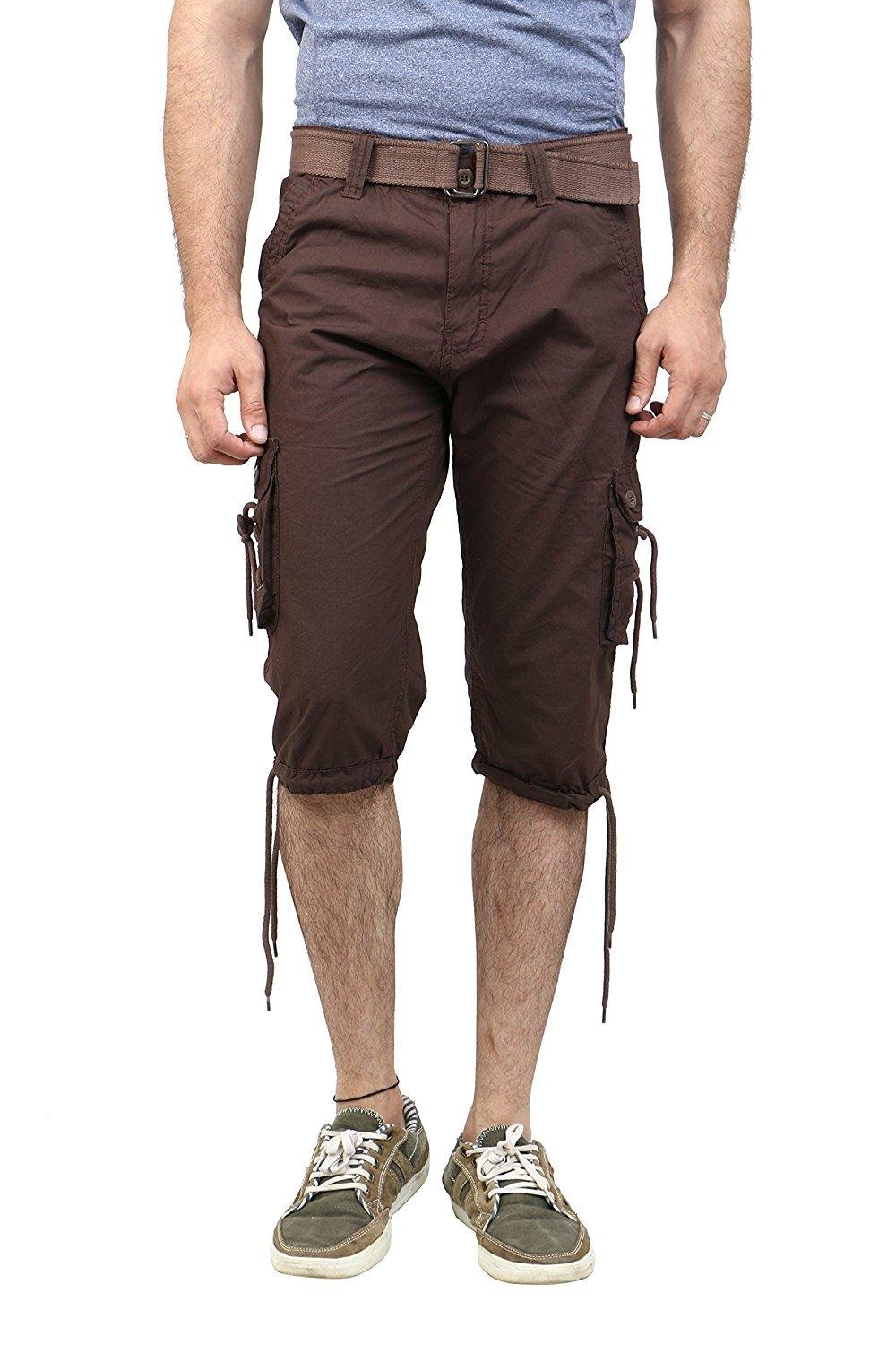krystle Men'S Cotton Three Fourth 6 Pocket Size 36-picture-31