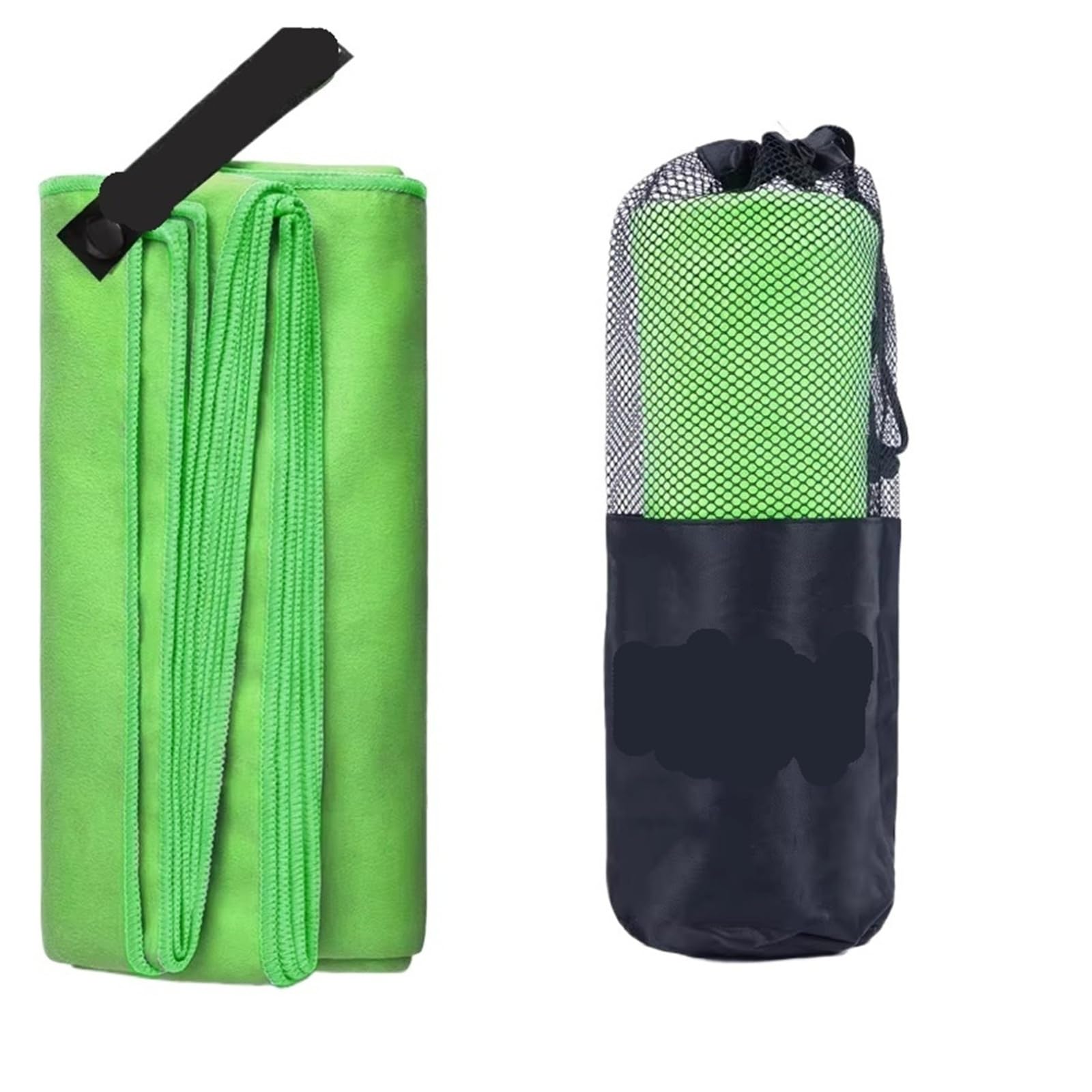 CHTKAGV Quick Dry Beach Towel, Microfiber Travel,Fast Drying Set For Camping, Gym, Sports, Bath(Green,40x80cm)