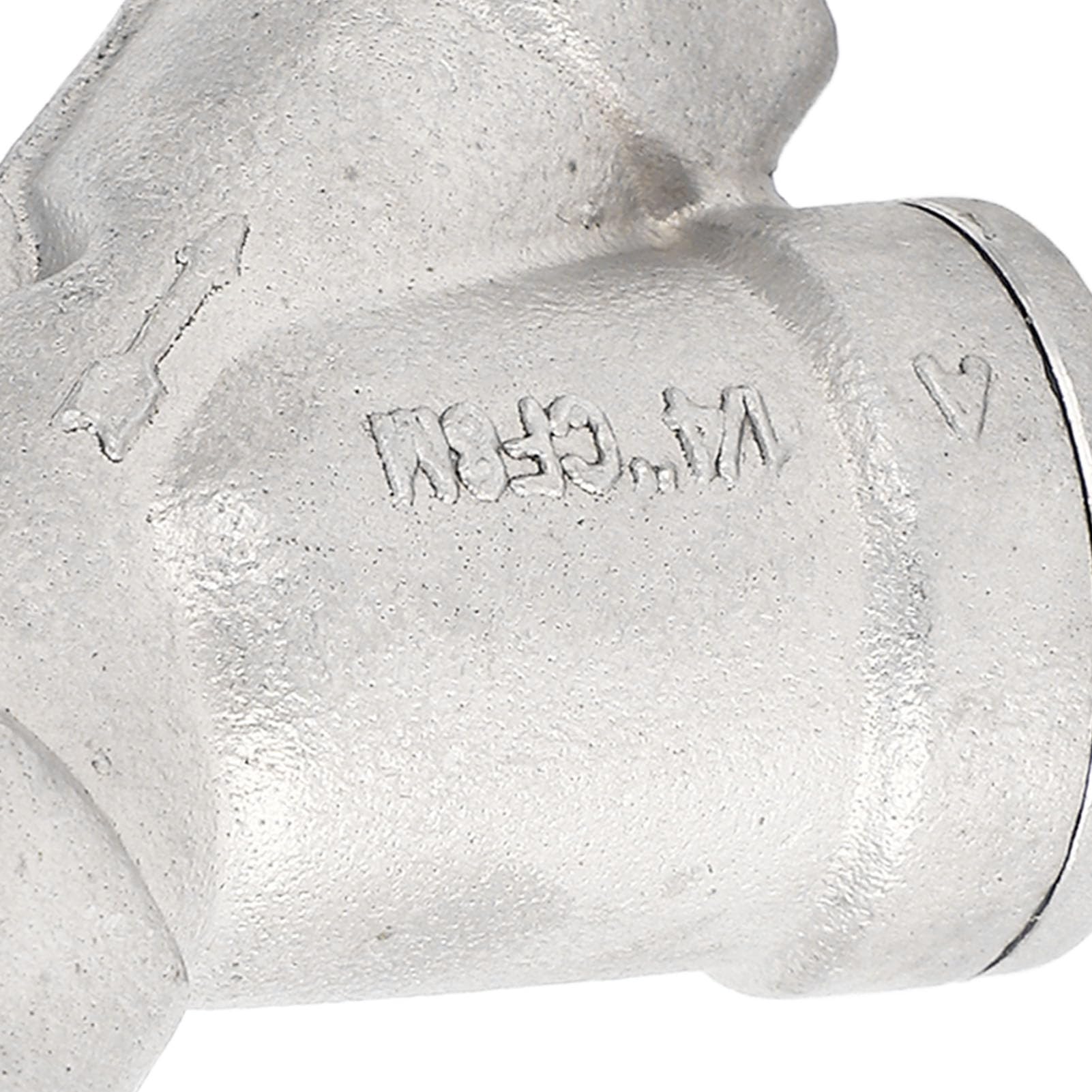 Filtro En Y 1/4 Pulg. DN8 Malla De Doble Capa De Acero Inoxidable para Agua Aceite Gas