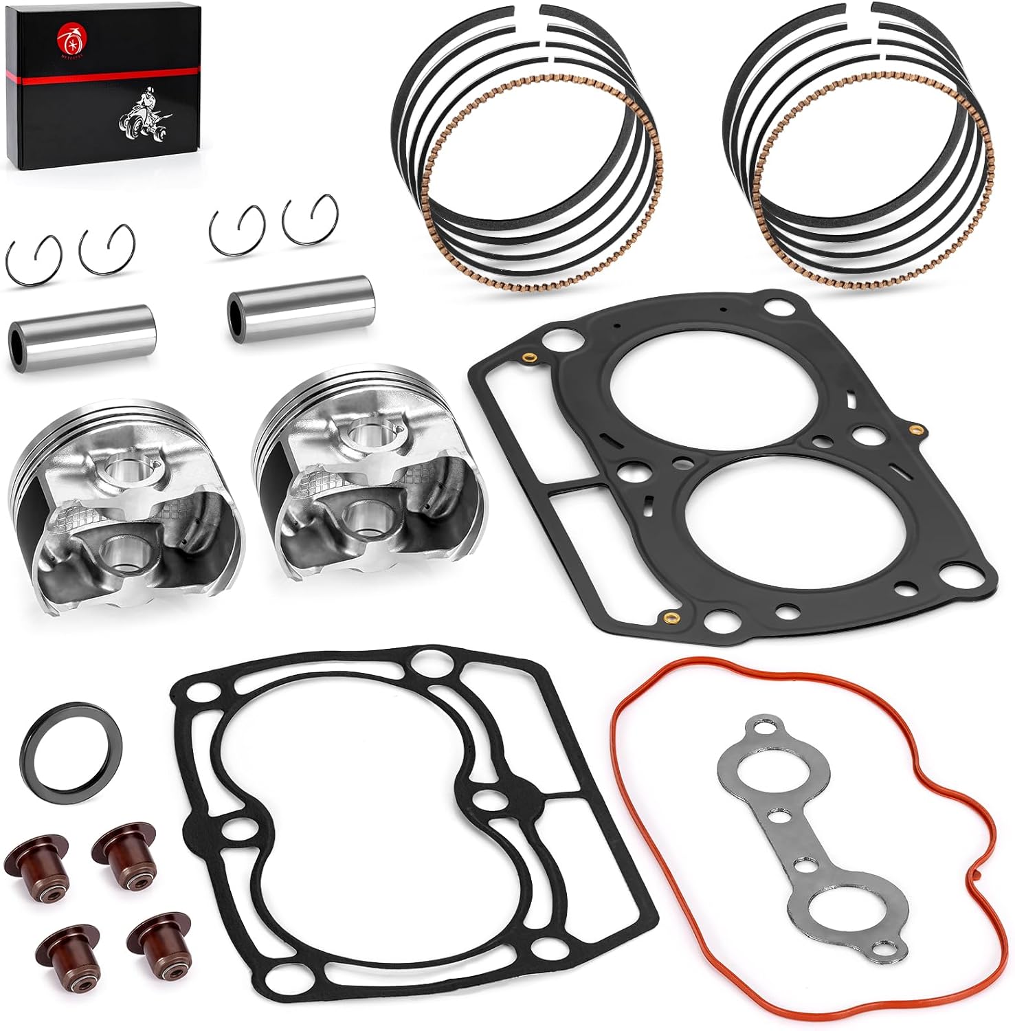 Top End Piston Ring Kit w/Gasket for Polaris Sportsman Ranger RZR 800 2005-2010 5247359 2202917