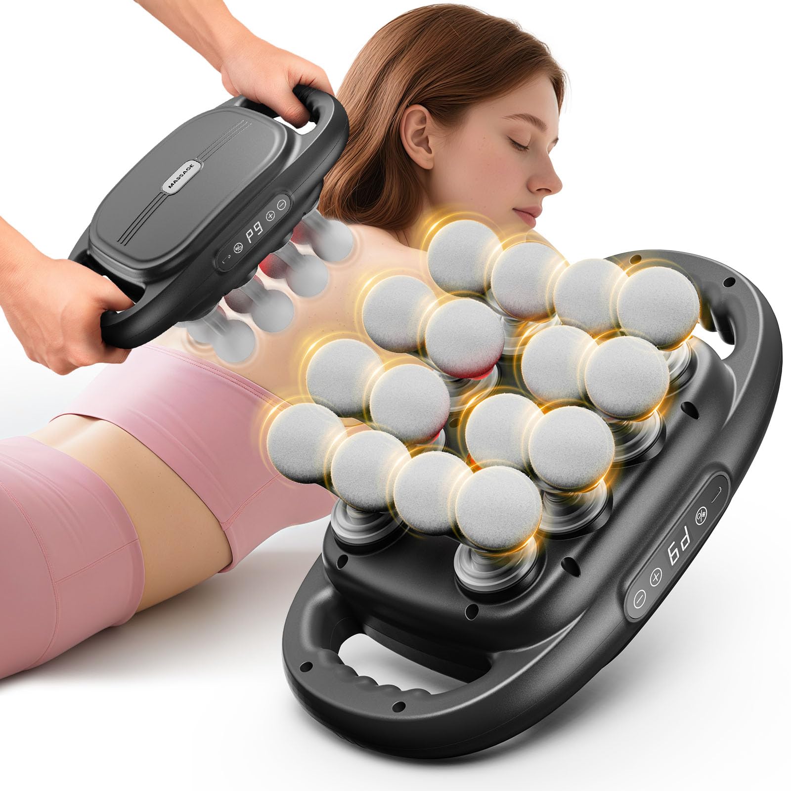 16-Head Massage Gun (99 Adjustable Intensities)