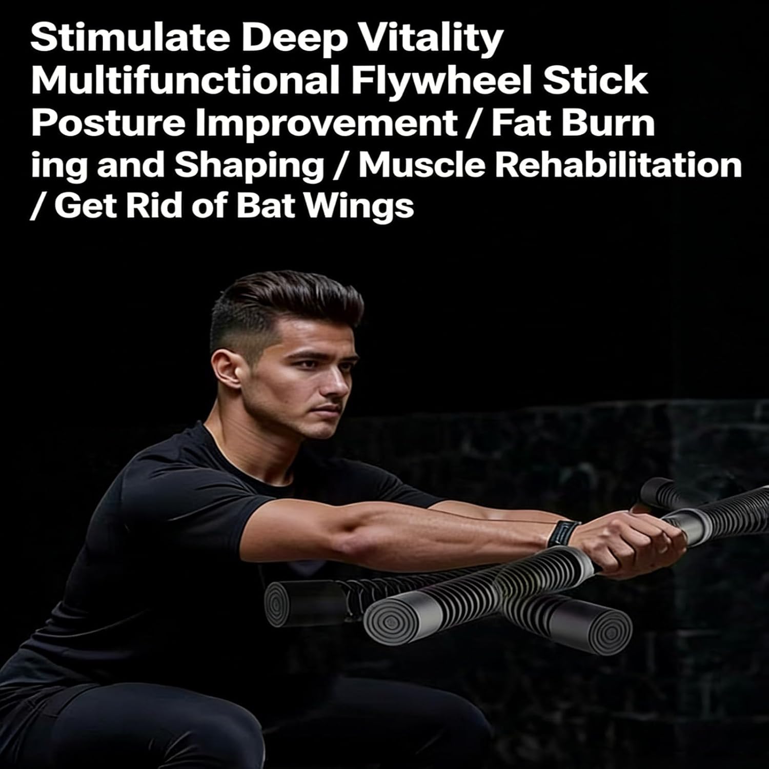 Ropeless Ropes for Gym Weighted, Workout Training Exercise Ropeless Ropes Build Core Strength High Elastic Steel for Home Gym Functional Training