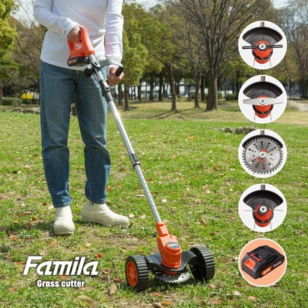 Amazon | 充電式コードレス4WAY草刈り機 予備バッテリー付き