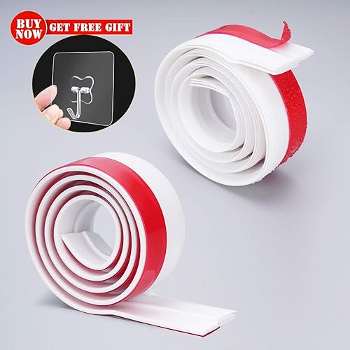 Miniatura 6 de Camel Home - Tira de goma autoadhesiva para debajo de la puerta, aislante de tapón para impermeabilidad, resistente al sonido, resistente al polvo,