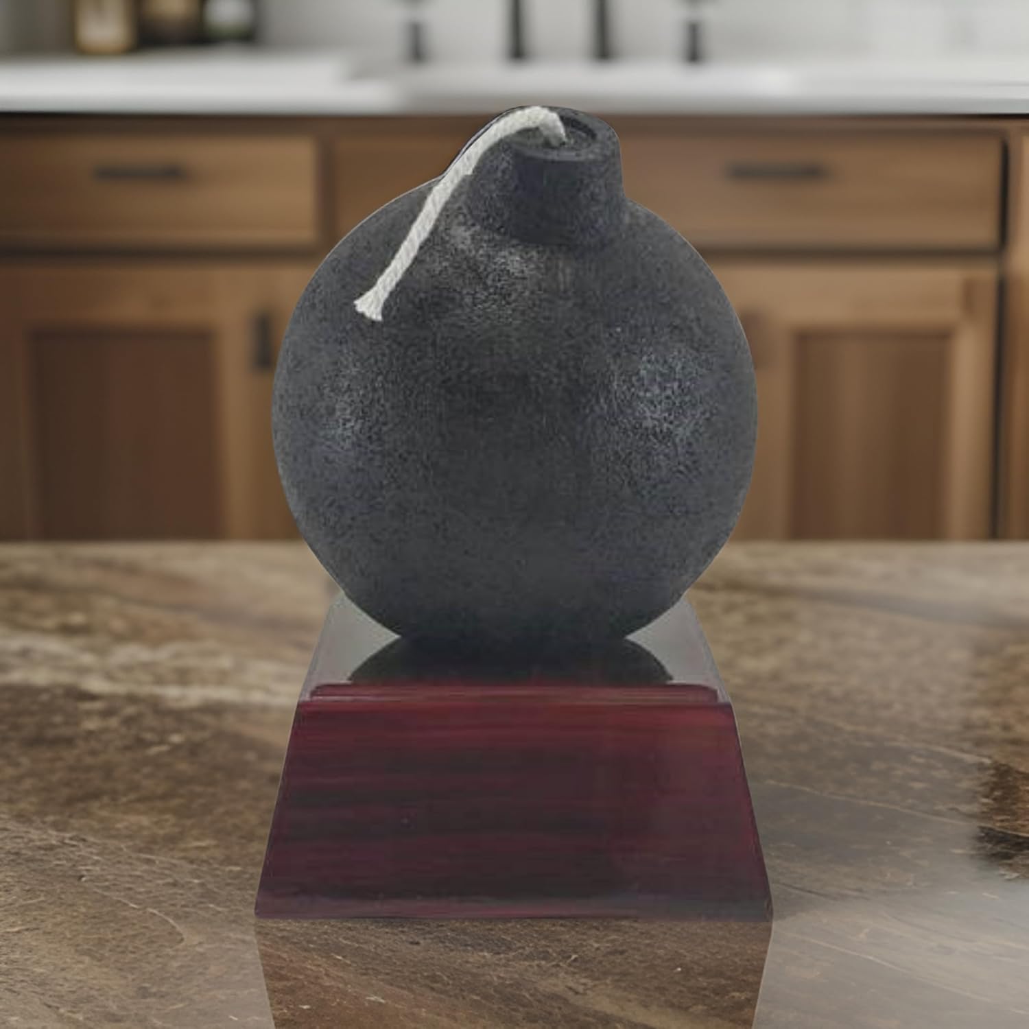 Decade Awards Bomb Trophy - Da Bomb Award - Celebrate an Explosive Victory or Defeat Bombshell of a Trophy - Custom Engraved Plate on Request (5.5 Inch)