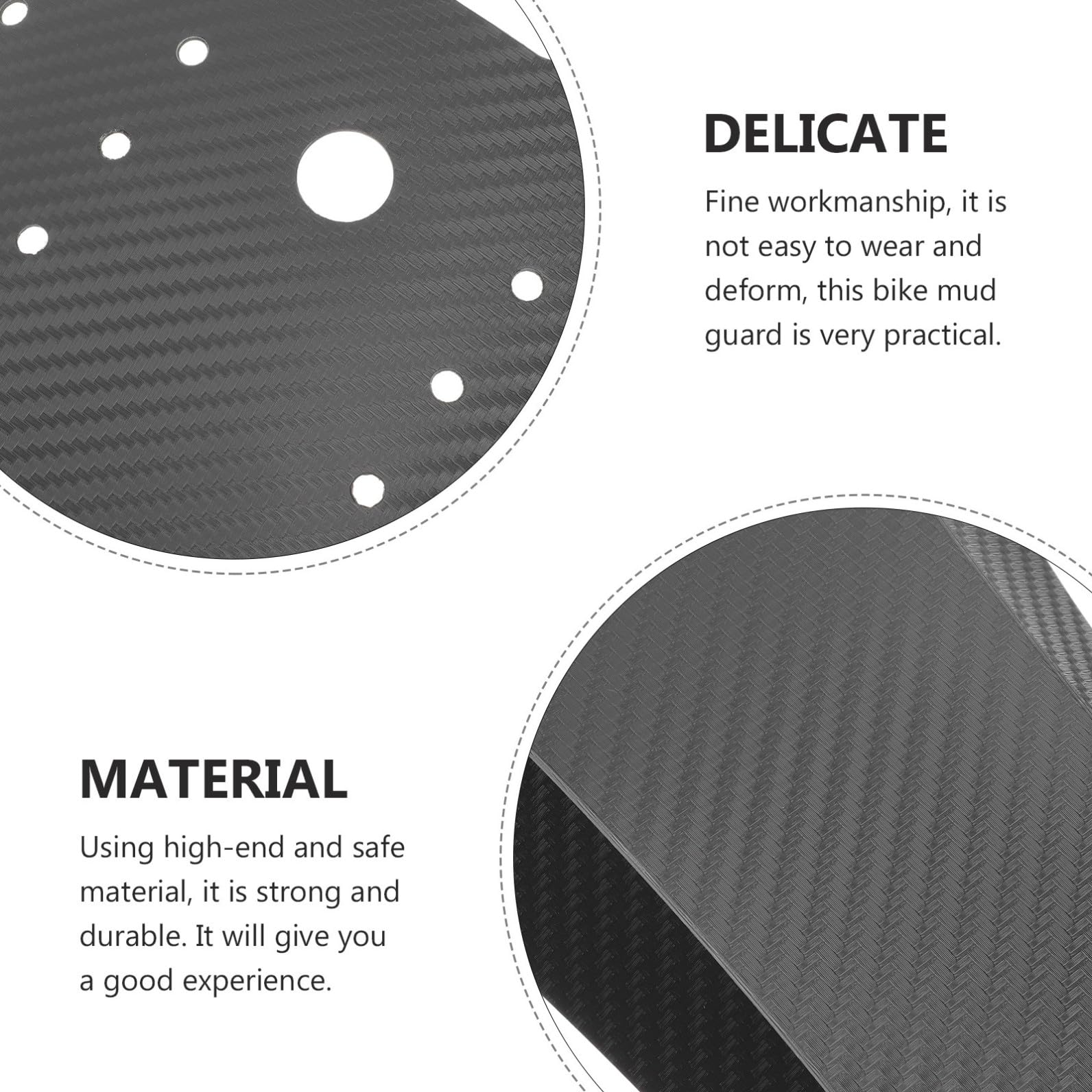 Abaodam Guardabarros para Bicicleta De Mudguard Profesional Antisalpicaduras