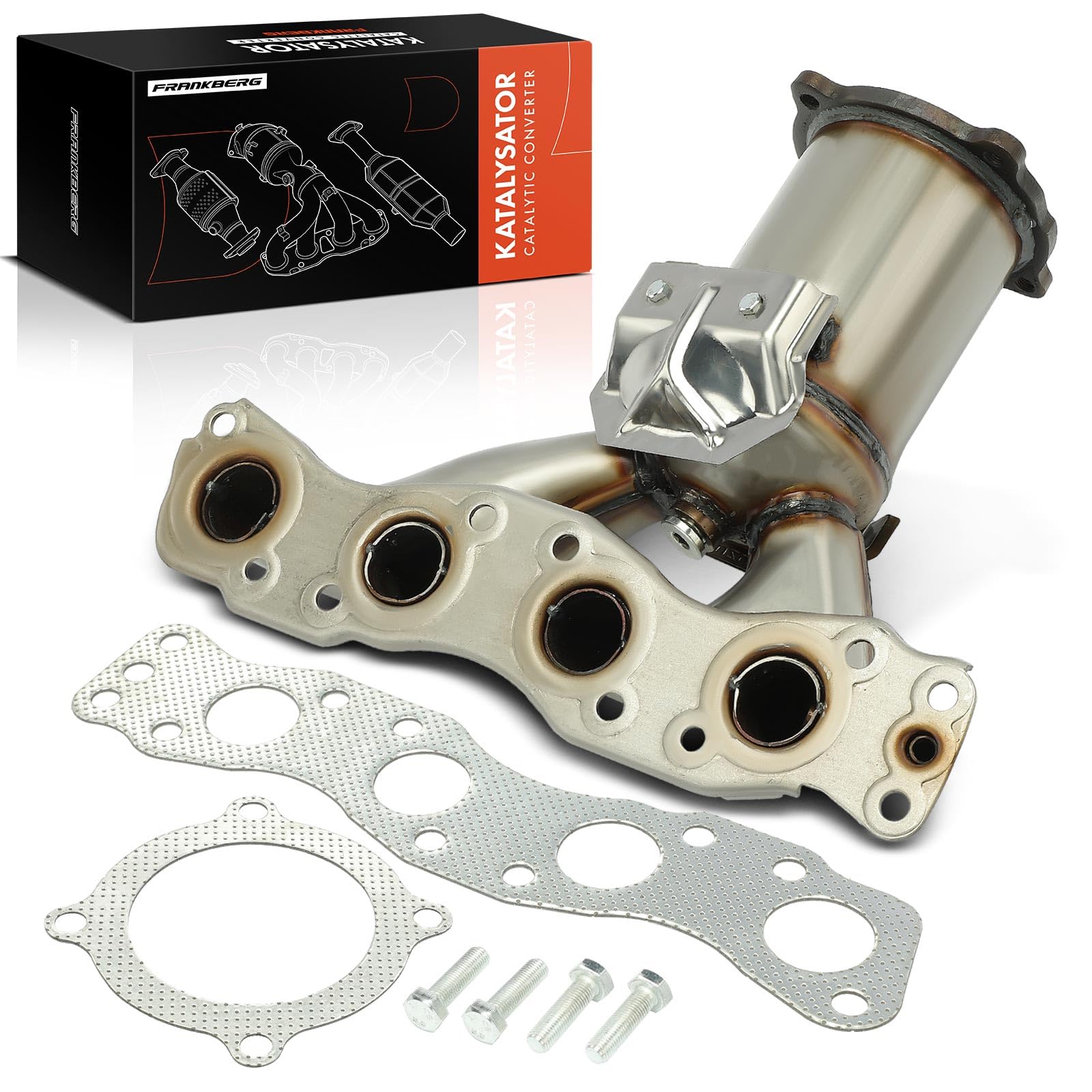 Frankberg Convertitore Catalitico Benzina Compatibile con Swift III EZ MZ 1.3L SX4 EY G.Y 1.6L Liana Compatto 1.6L SX4 Berlina G.Y RW 1.6L SX4 EY G.Y 1.5L Replace# 1411055GASH02