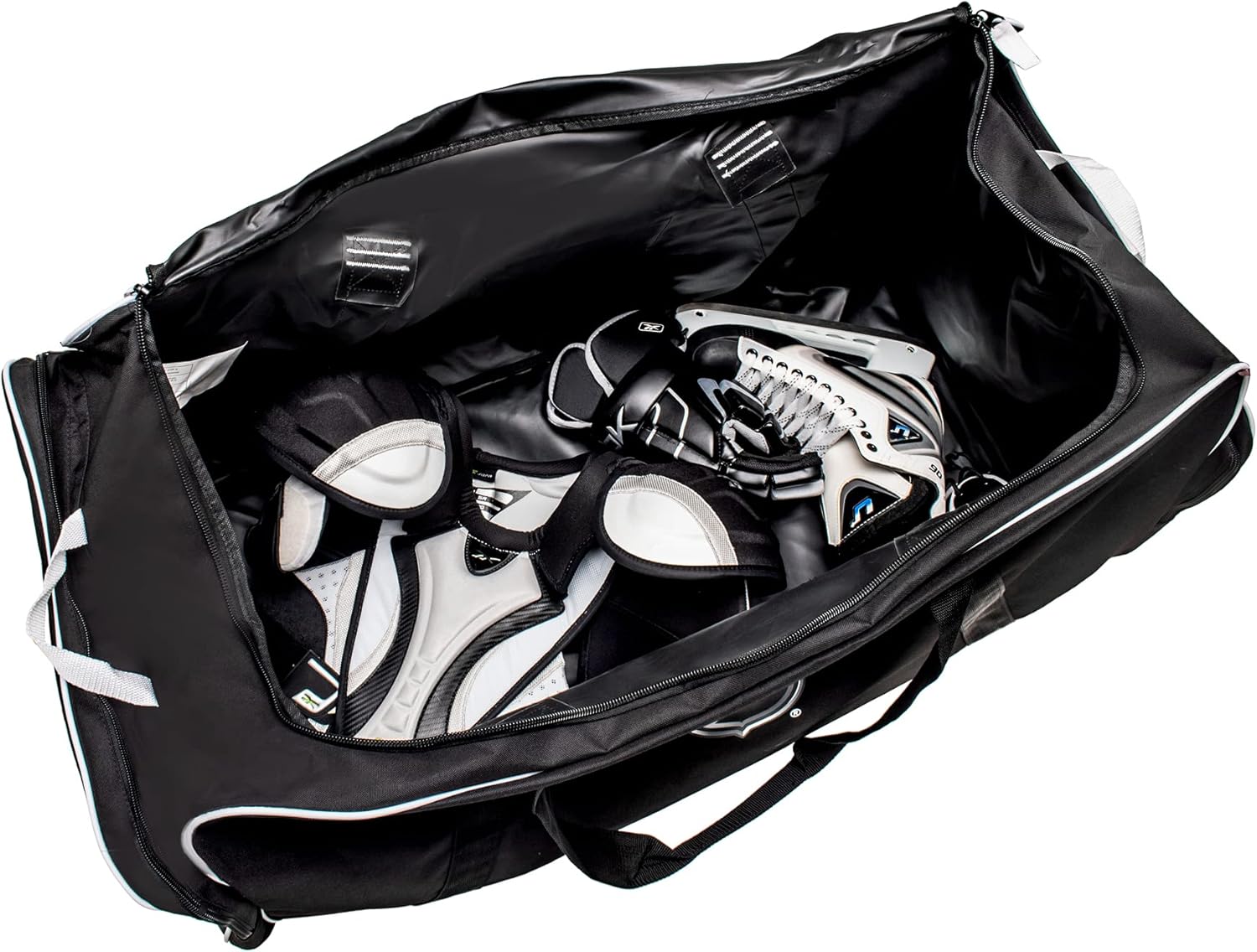 National Hockey League 37-Inch Duffel Bag – Oversized Hockey Gear Bag, NHL Large Capacity Duffel Bag for Travel, Multi-Pocket Extra Large Sports & Gym Equipment Bag