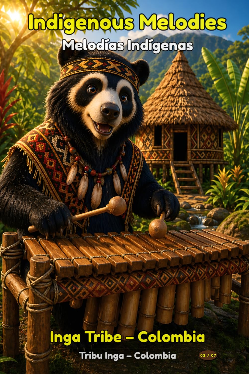 Indigenous Melodies — Inga Tribe: A Native–Inspired Coloring Book for Children