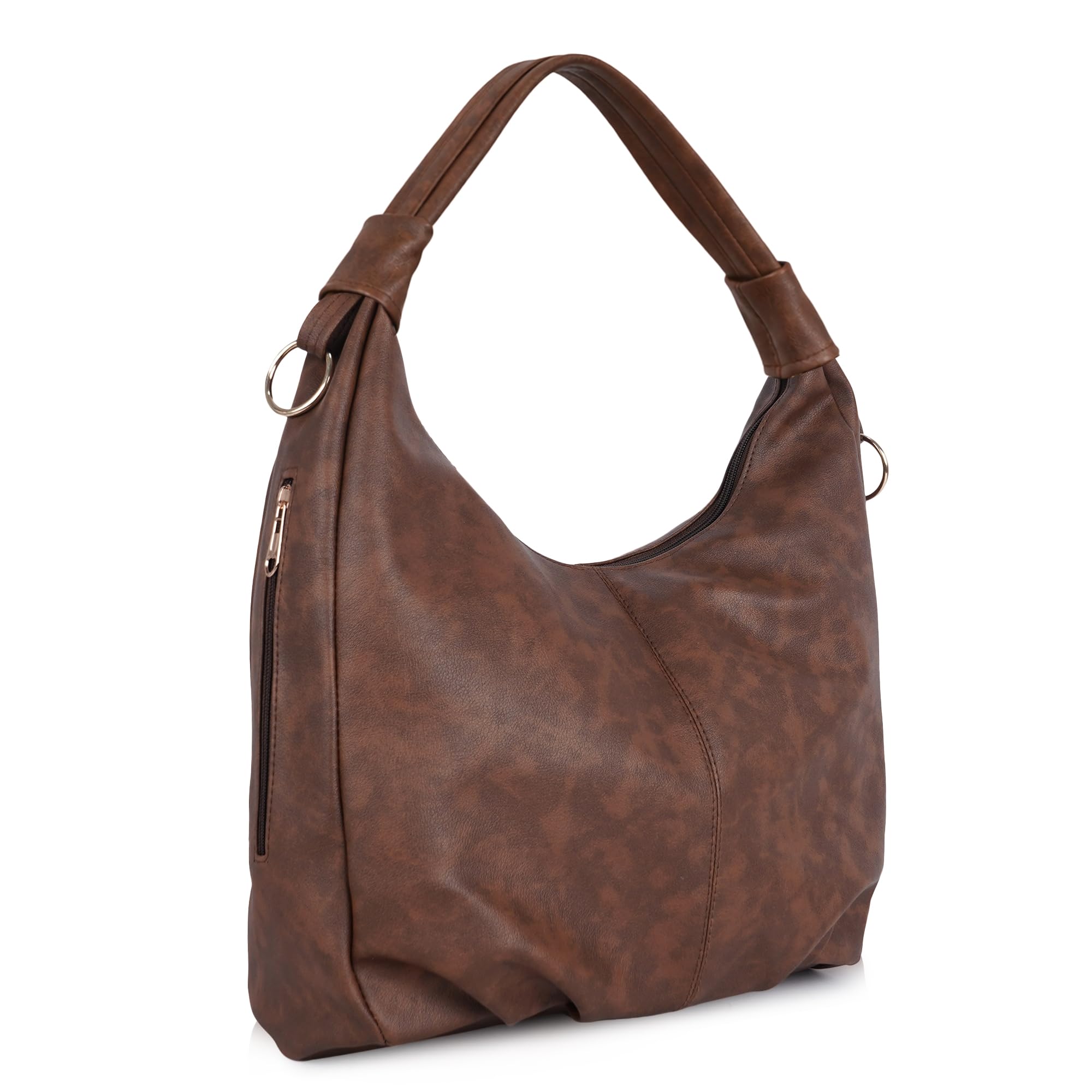 DIXON Casual Women's PU Leather Hobo Handbag | Stylish Shoulder Bag for Women Large Capacity Tote Purse | Fashion Casual Handbag for Daily Use, Office & Travel-picture-32
