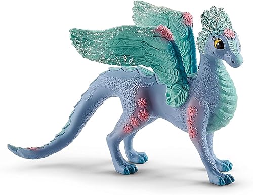 Miniatura 9 de Schleich Bayala - Set de juguete de 2 piezas de dragón de flores y bebé - Lindas figuras de dragón para niñas y niños - Figuras de animales de hadas