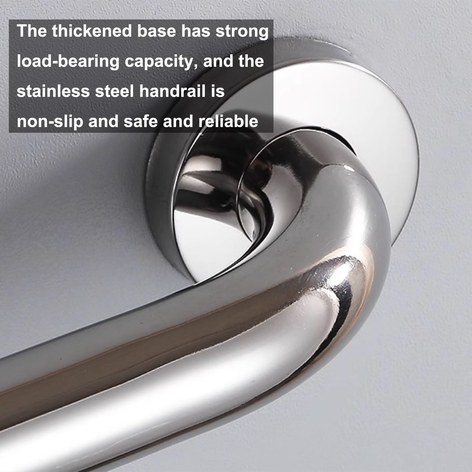 Barra di sostegno per doccia da 120 cm, antiscivolo, per anziani, disabili e anziani, bracciolo di sicurezza per vasca da bagno, equilibrio e prevenzione degli infortuni