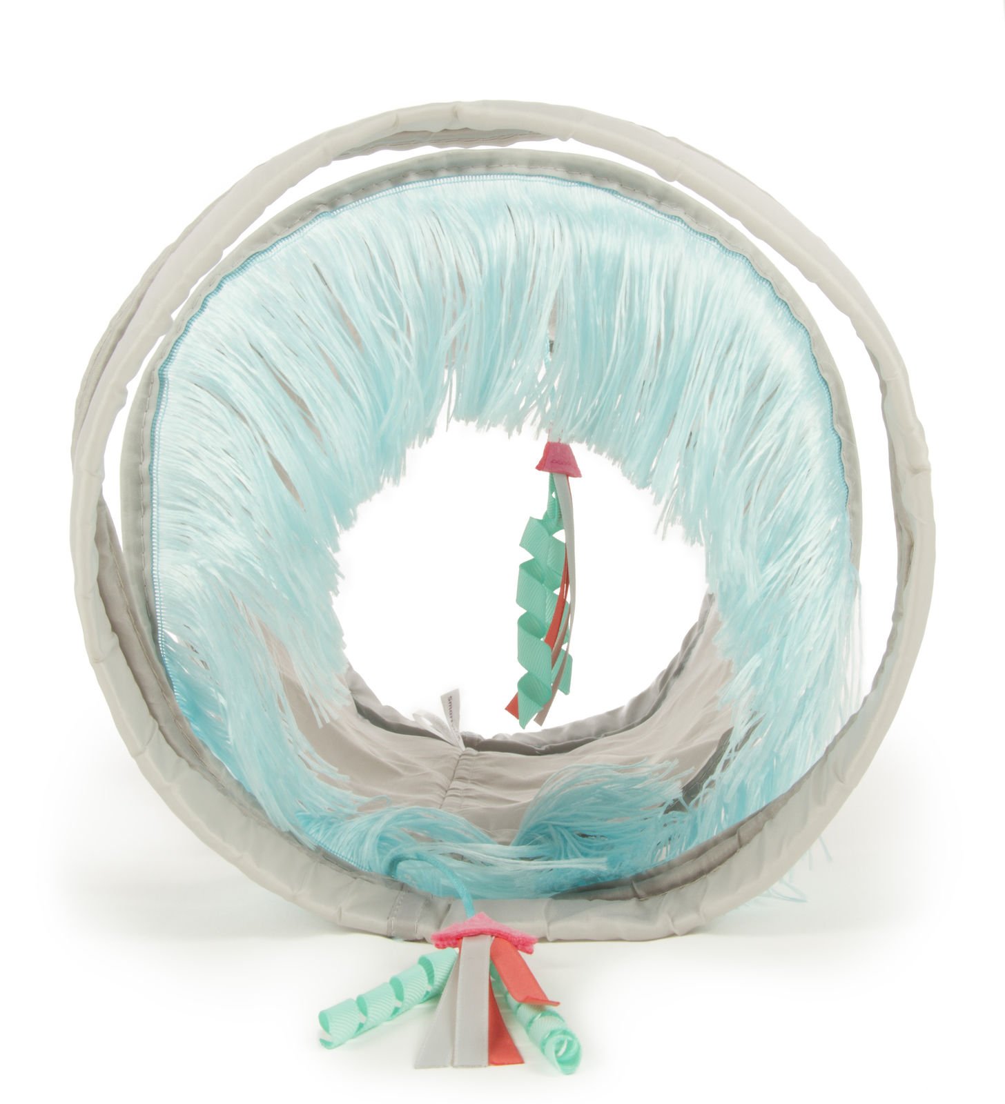 SmartyKat Fringe Frenzy Cat Activity Tunnel-