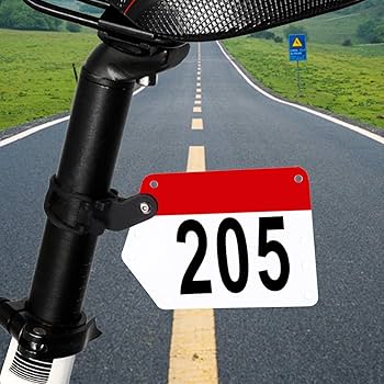 Amazon.co.jp: サイクリング レース ナンバー ホルダー、自転車