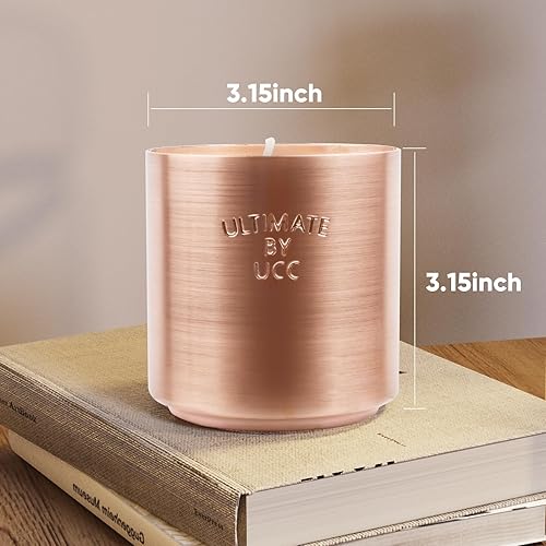Miniatura 6 de UCC Vela perfumada, tipo London Revision, vela para el hogar, vela de tarro de metal de lujo, vela de cera plantada natural, regalo para mujeres y