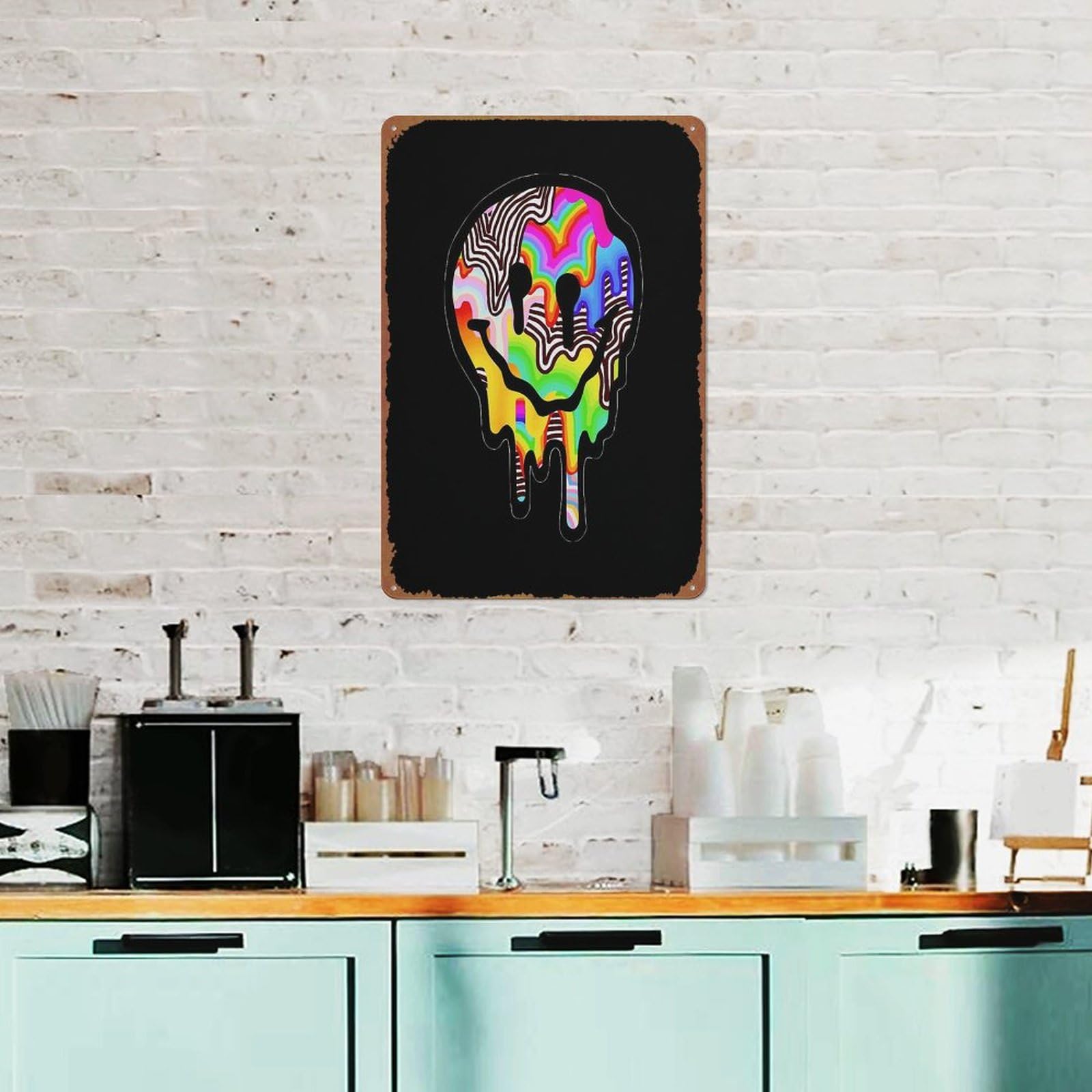 Letrero De Metal Café Vintage Decoración Retro Mmg | Cuotas Sin Interés