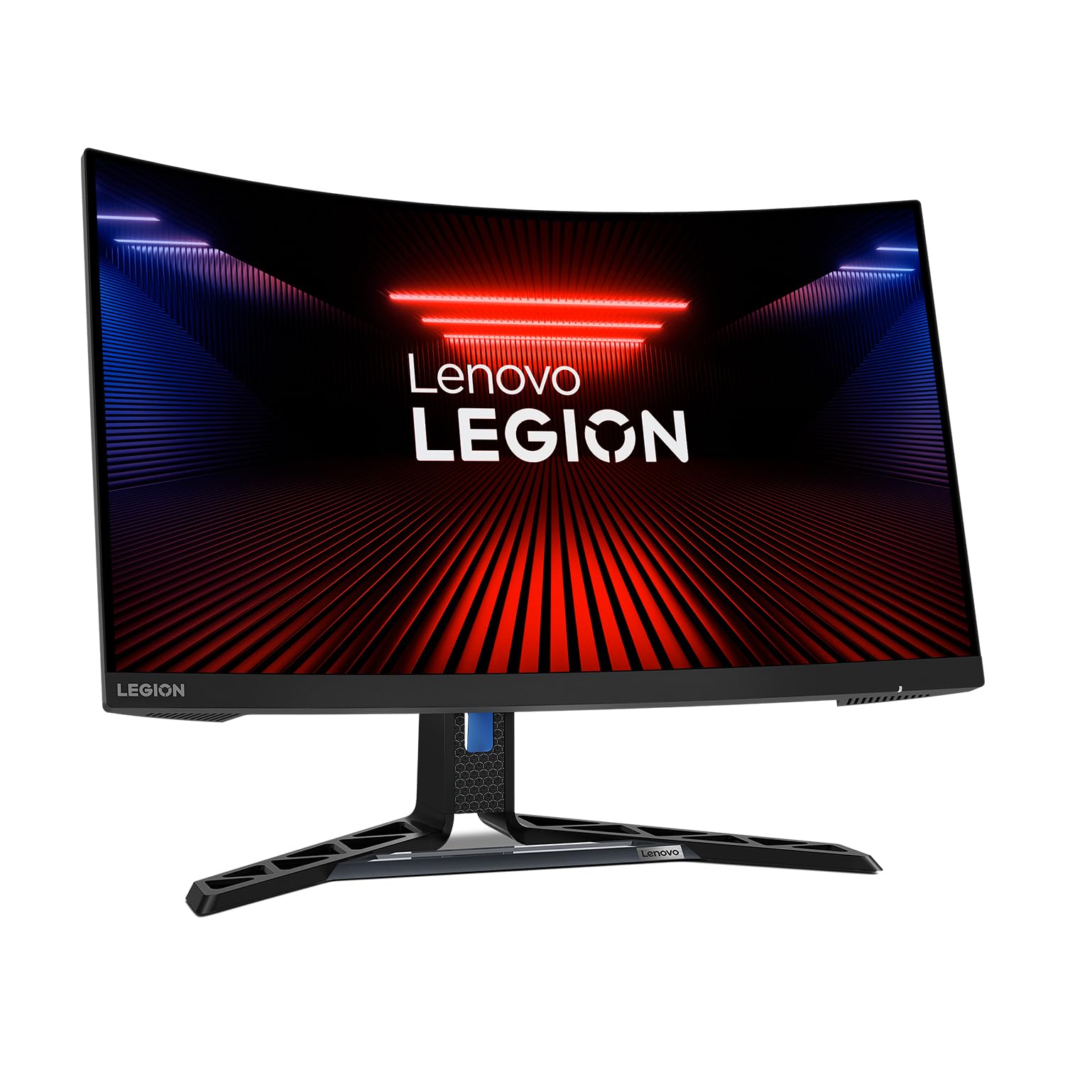 Lenovo Legion R27fc-30 - Display da gaming da 27" FHD curvo (VA, 240Hz, 0,5ms MPRT, HDMI + DP, Cavi DP, FreeSync, Altoparlanti) Regolazione in Inclinazione/Altezza/Rotazione/Girevole - Nero