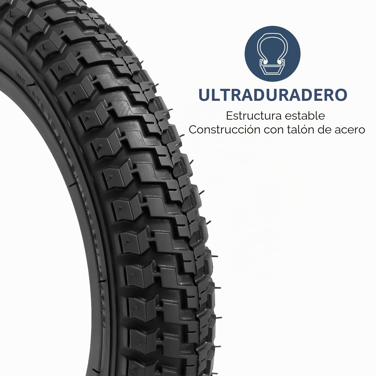 YunSCM 2PCS 12.5 Pulgada Neumáticos 12 1/2x2 1/4 ETRTO 57-203 (12.5x2.25) más Pack de 2 Cámara de Aire 12 1/2x2 1/4 AV32mm Valve Compatible 12 1/2x2 1/4 62-203 Neumáticos and Cámara de Aire