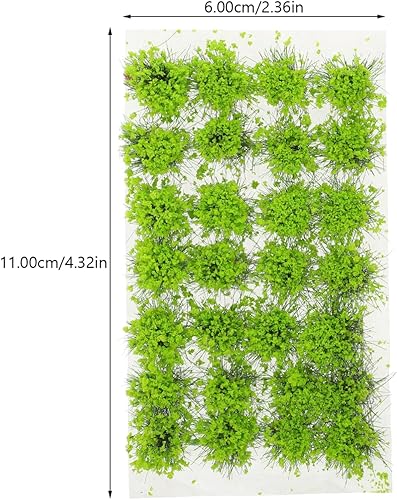 Miniatura 2 de STOBOK 1 caja de modelo de hierba en racimo para suministros de diorama, tren, paisaje, ferrocarril, paisaje, arquitectura, modelo de construcción,