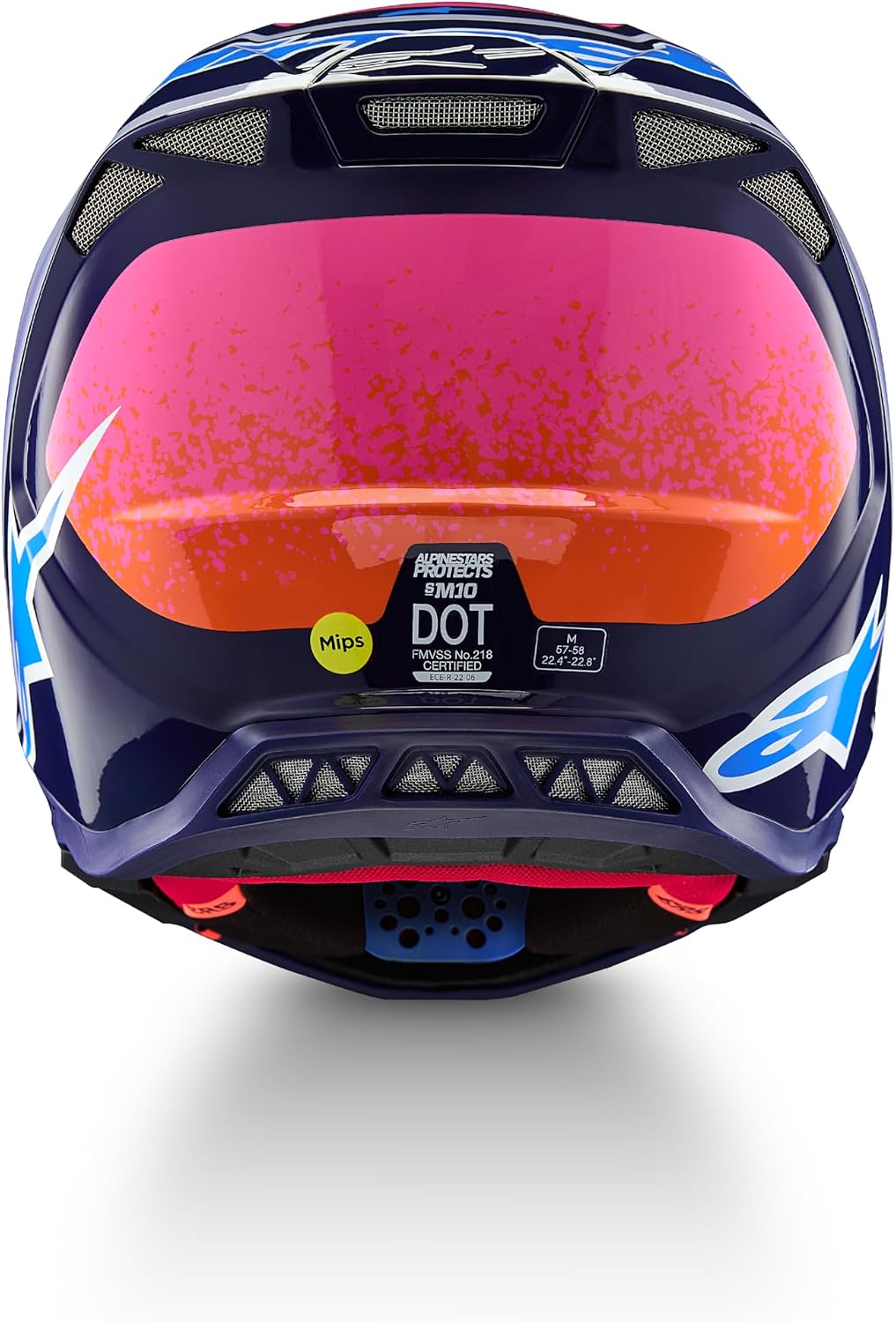 Alpinestars Limited Edition Supertech M10 Records, Men's Motorcycle Motocross Helmet, 3K Carbon Composite Shell, MIPS