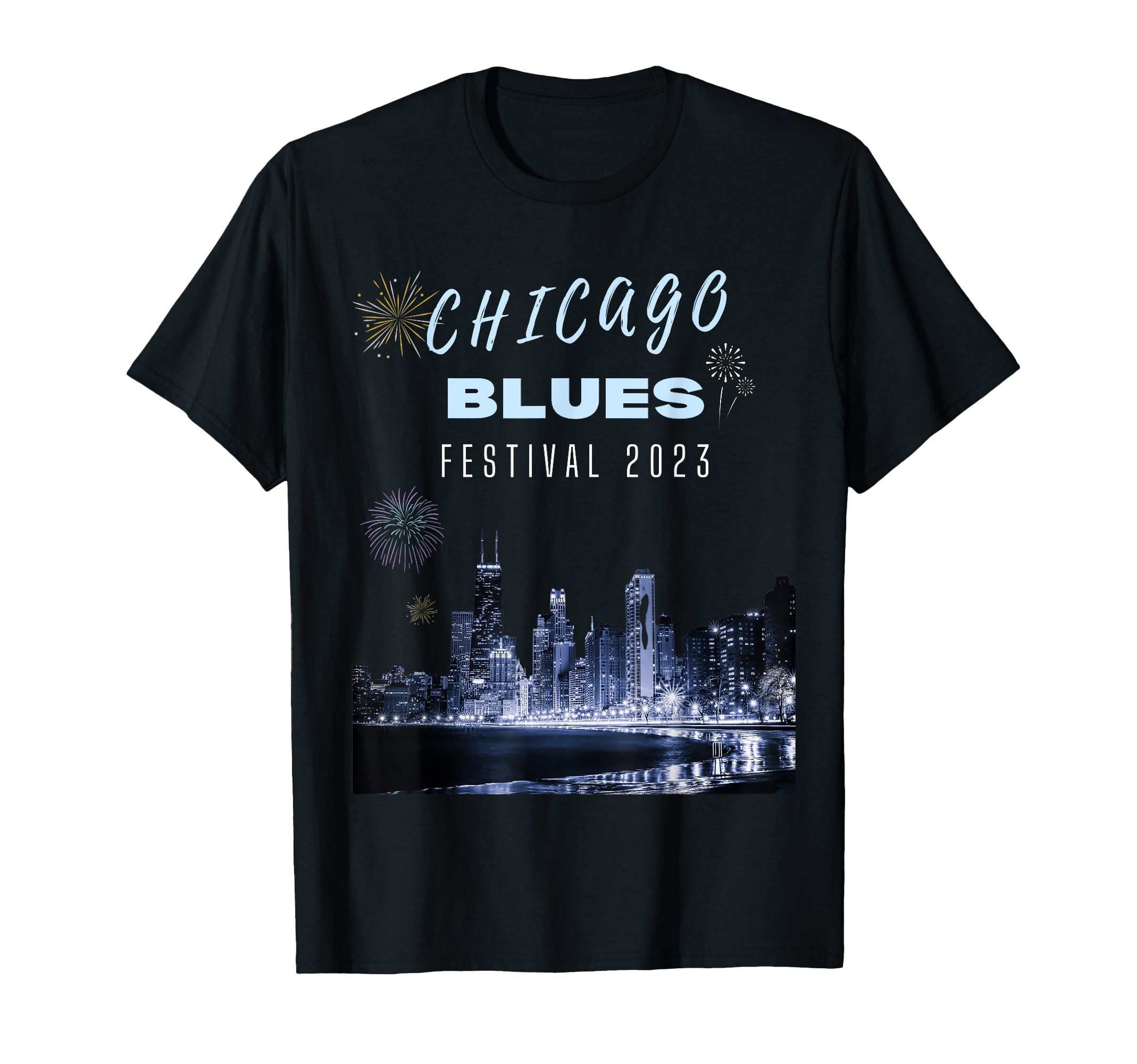 USA古着 シカゴブルースフェスティバルTシャツ⭐︎グッドフェード L バンドT USA古着 シカゴブルースフェスティバルTシャツ⭐︎グッド