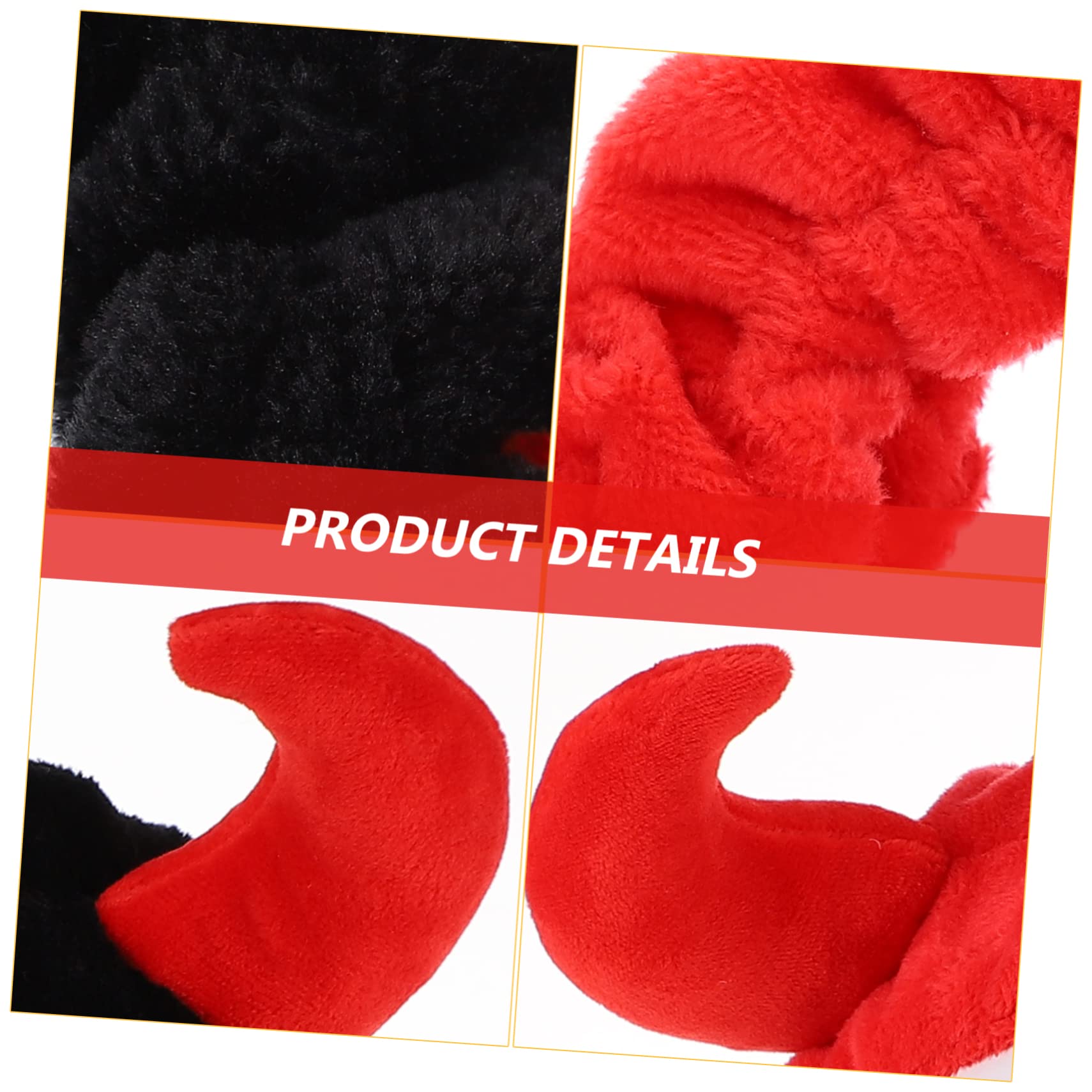 2pezzi Fasce Per La Della Fasce Horn Plush Per Donne Design e Per e Routine e