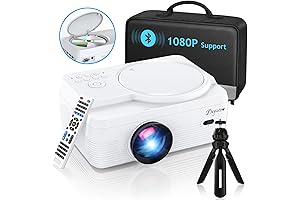 Immersive Cinema: The All-in-One DVD Projector with Astonishing 12000LM Brightness