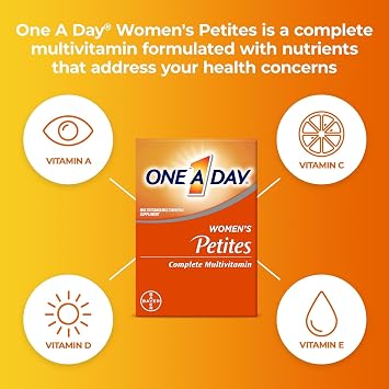 One-A-Day Women's Petites Complete Multivitamin 160ct Pack of 5 (800 Tablets Total)