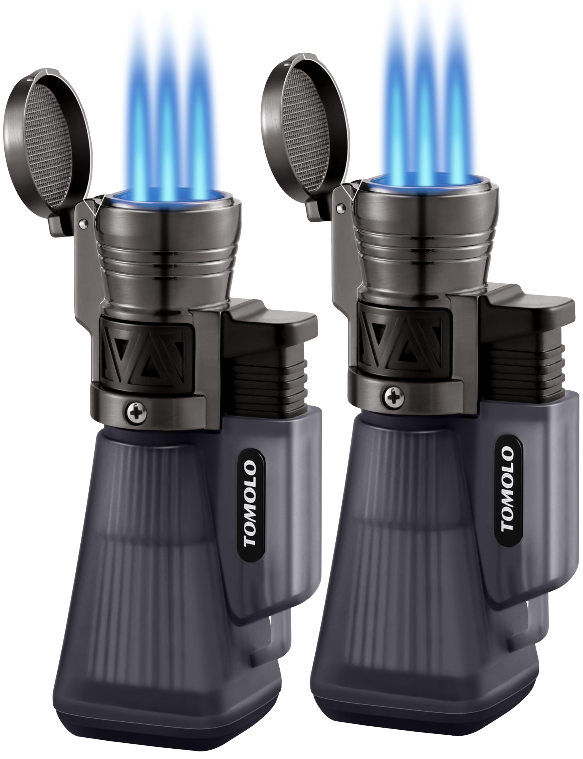 Amazon.com: TOMOLO Torch Lighter 2 Pack, Refillable Butane Lighter