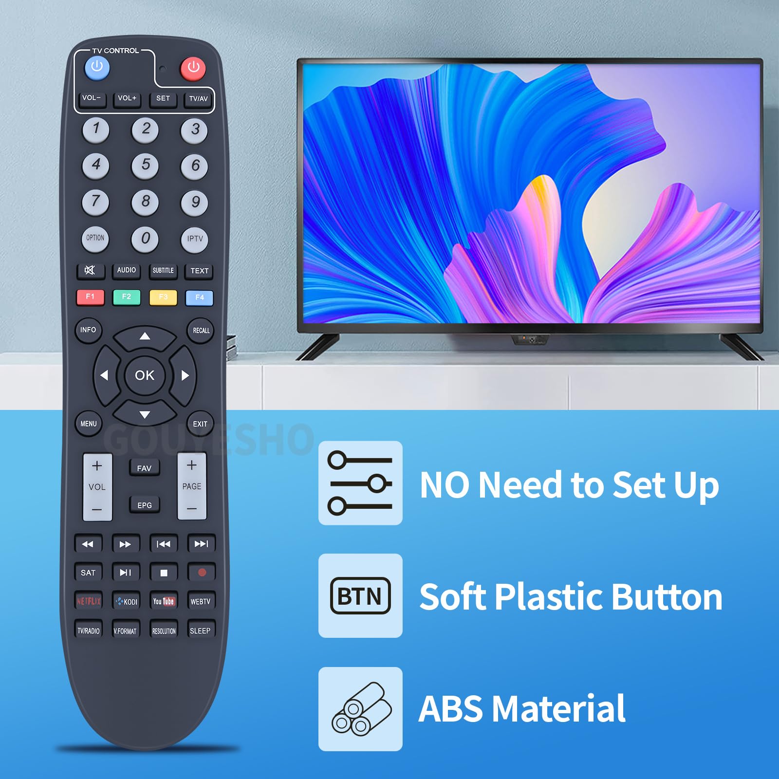 TÉLÉCOMMANDE OCTAGON RCU05 Pour SX988 4K/SX88/SX888/SF8008 Sf / Sx