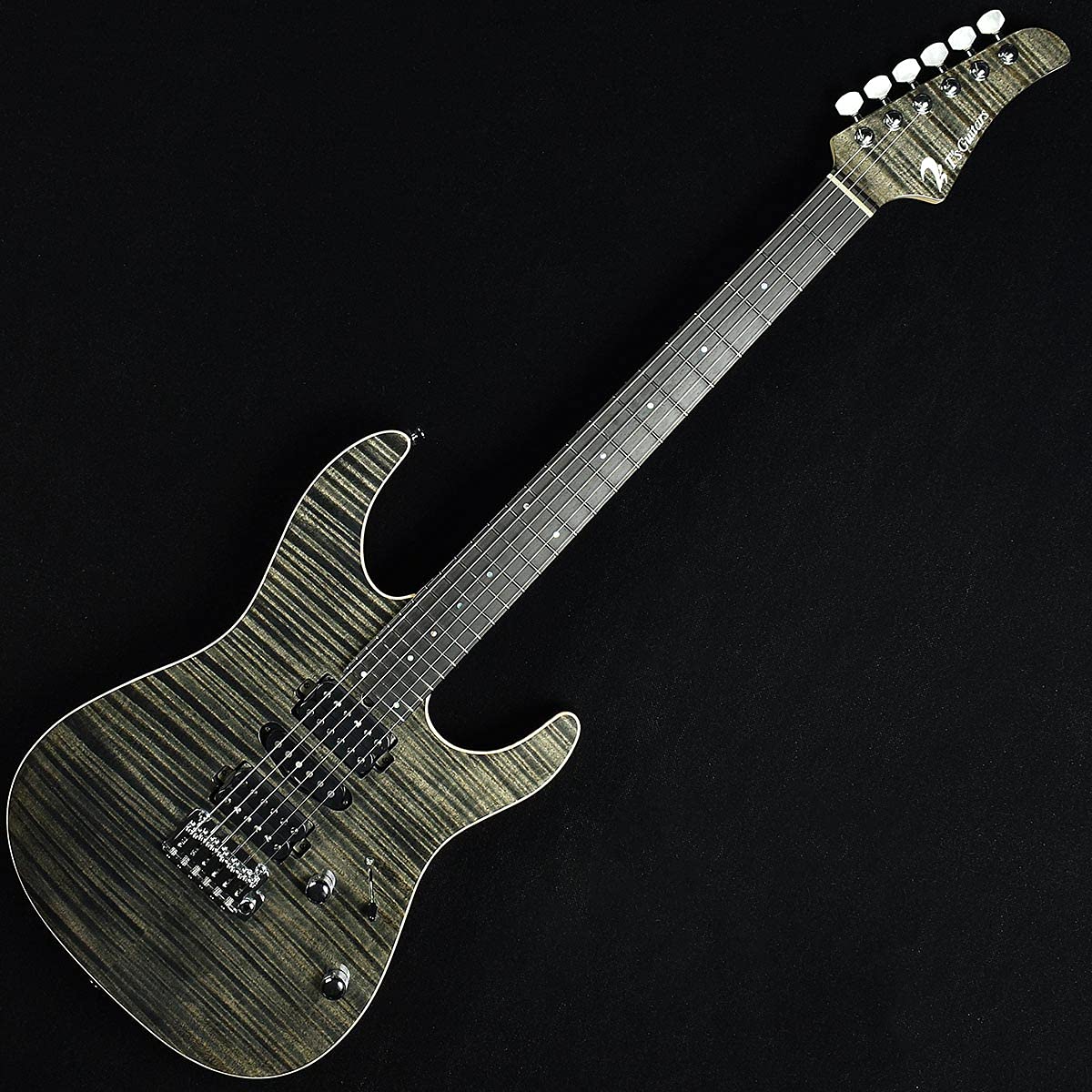 Amazon | T's Guitars DST-Pro24 Flame Top Trans Black S/N：032270