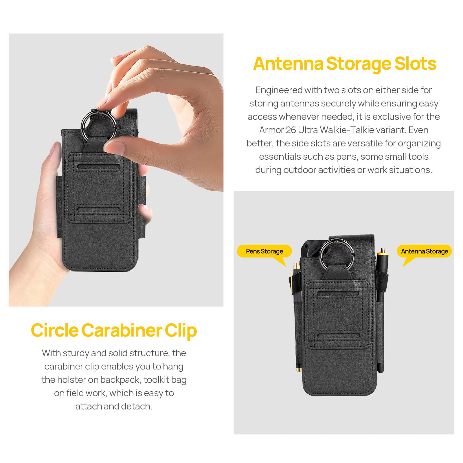 Funda versátil para móvil Ulefone Armor, Compatible con el Ulefone Armor 26 Ultra y Otros teléfonos Inteligentes Ulefone Armor para Exteriores.