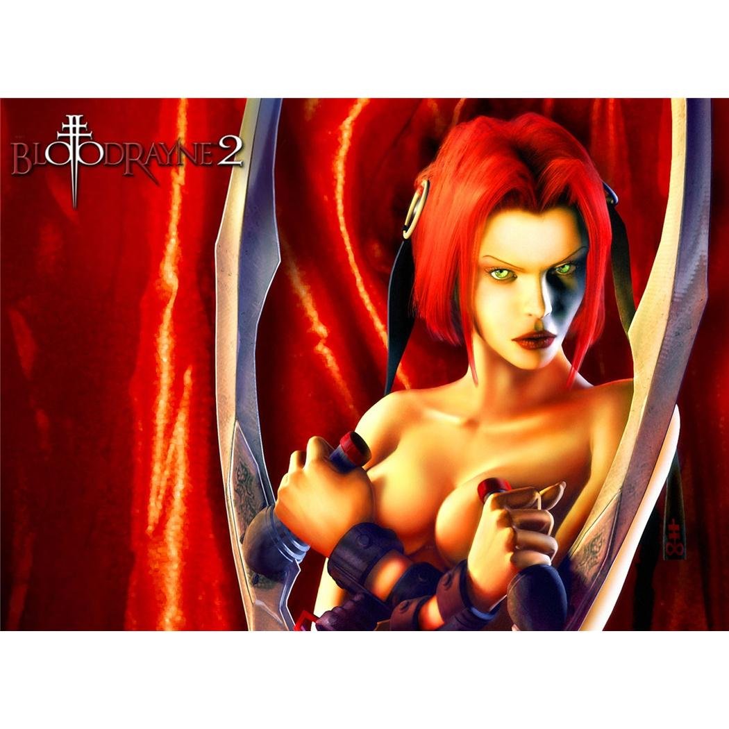 Monty Arts BloodRayne Poster by Silk Printing # Size About (82cm x 60cm, 33inch x 24inch) # Unique Gift # 43F3B7