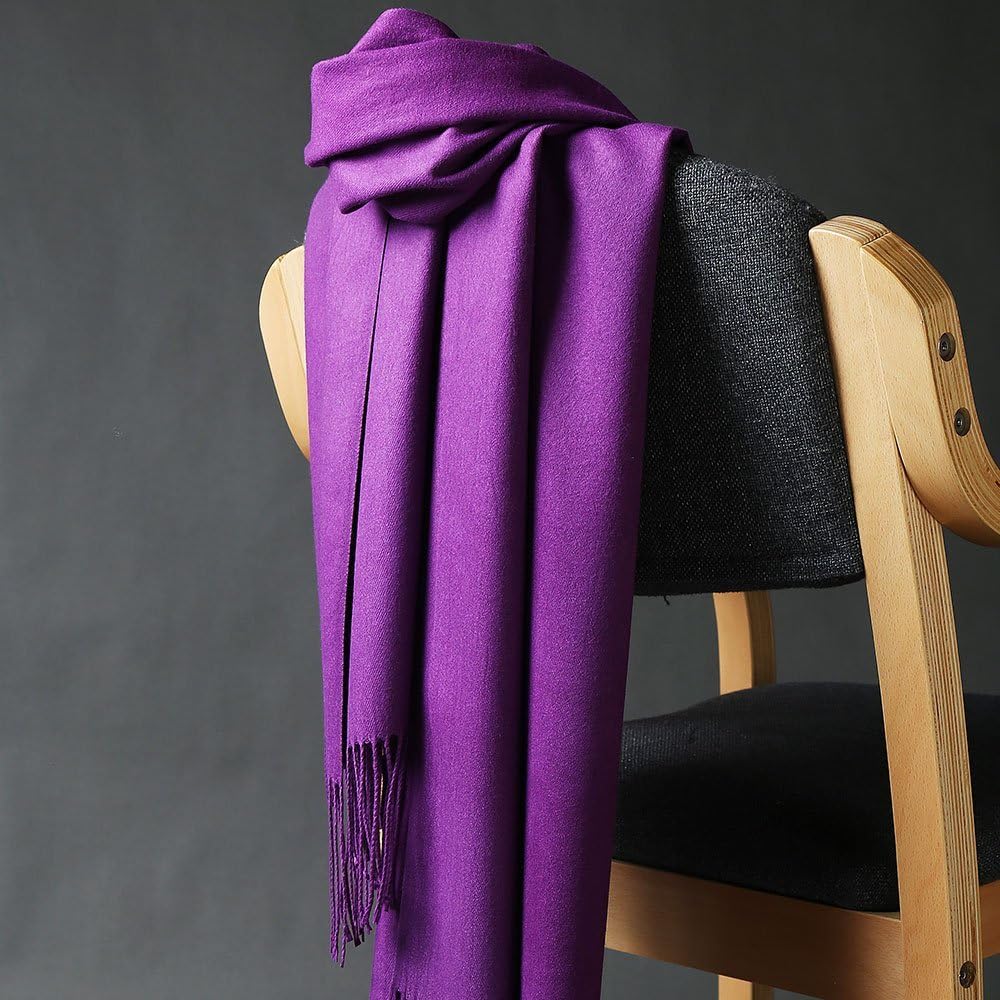 OHAYOMI Pashmina Shawl Wraps Cashmere Feel Soft Scarves Winter Warm Fashion Scarf Women Evening Dresses Wedding Bridesmaid - Image 6