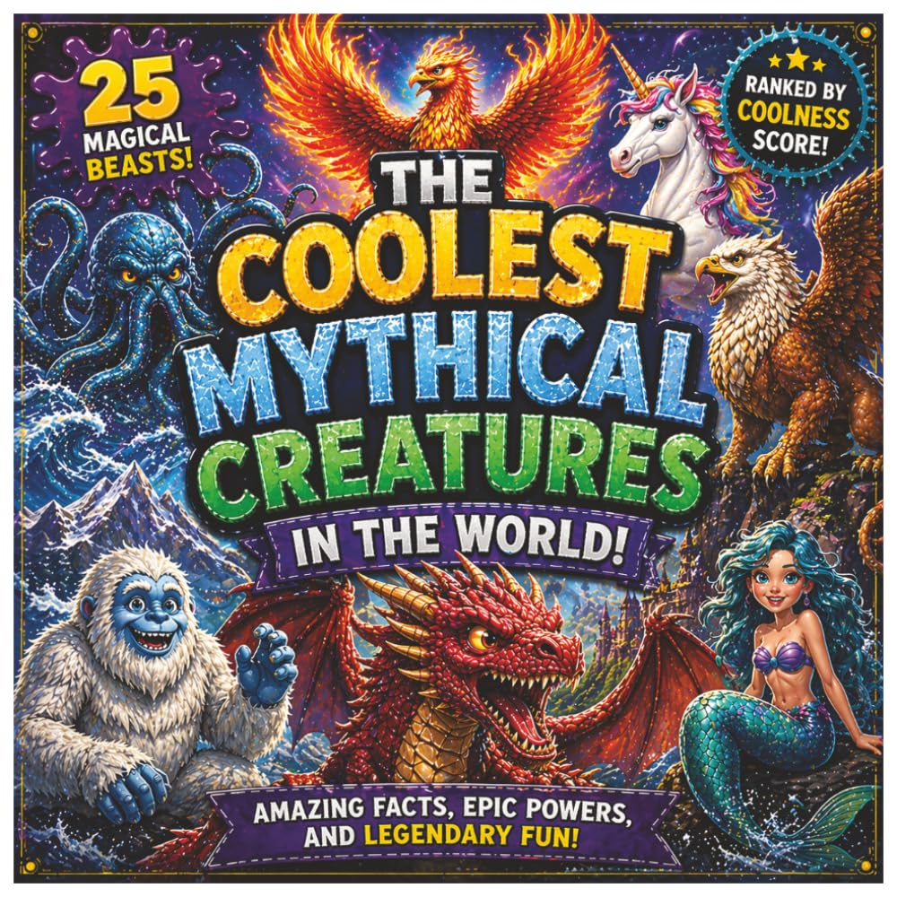 The Coolest Mythical Creatures In The World!: Amazing Facts, Epics Powers and Legendary Fun | 25 Magical Beasts Inside (Top 25)