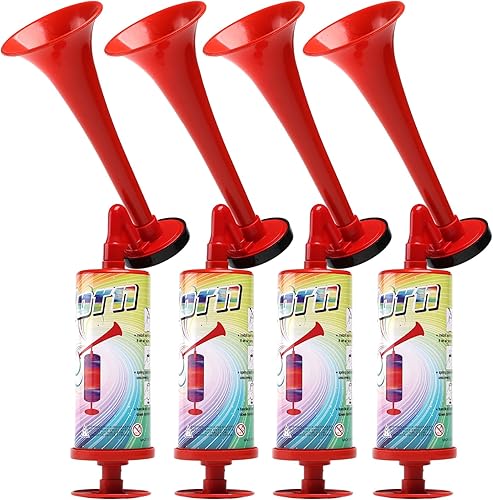 FARBIN Bocinas de aire para barco de seguridad, bocina de aire, bocina ruidosa para osos perros, bomba portátil para eventos deportivos, senderismo,