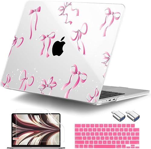 Miniatura 18 de DONGKE Funda para MacBook Air de 13.6 pulgadas 2025 2024-2022 A3240 A3113 A2681 M4 M3 M2 Chip Touch ID, carcasa rígida de plástico y cubierta de