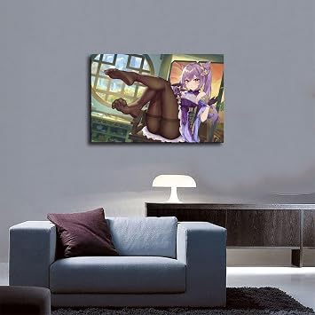 AI Japanese Anime, Sexy Girls, Cute Girls 49 Canvas Poster Wall Art Decor Print Picture Paintings for Living Room Bedroom Decoration Unframe: 12x18inch(30x45cm)