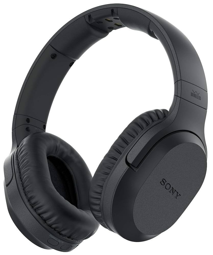 SONY - ソニーSONY WH-RF400 ワイヤレスTVヘッドホン Sony RF400 Wireless Home Theater Headphones with Cables