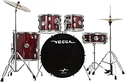 BATERIA ACÚSTICA VOGGA JAM BUMBO 22" VPD422 WRD (WINE RED)