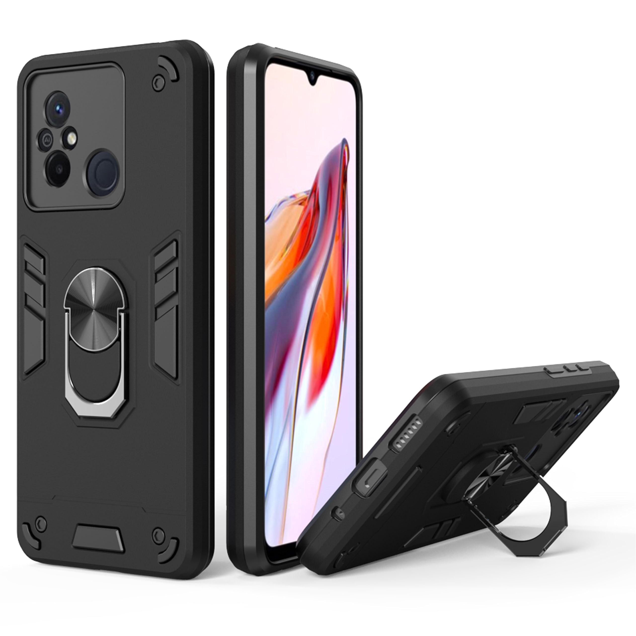 AmazonBasics Back Case Cover for Mi Redmi 12C (Silicone, Thermoplastic Polyurethane_Black) (B0CH9QM2T3) Amazon Price History, Amazon Price Tracker