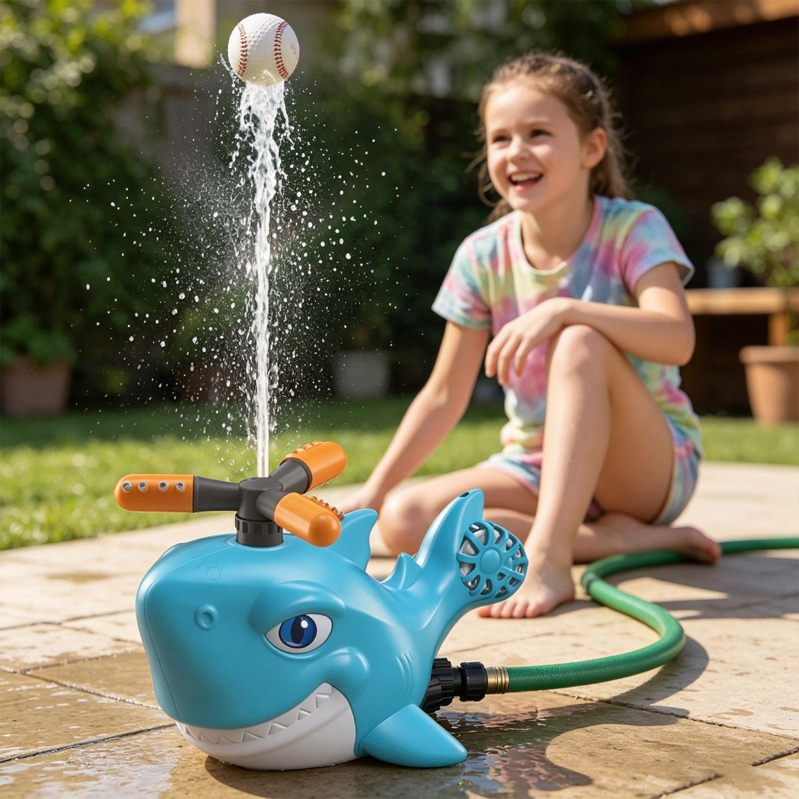 da Gioco all ' Aperto in ABS a Forma con Spruzzi d ' Acqua, per attività in Spiaggia per Famiglie, Giochi Acquatici
