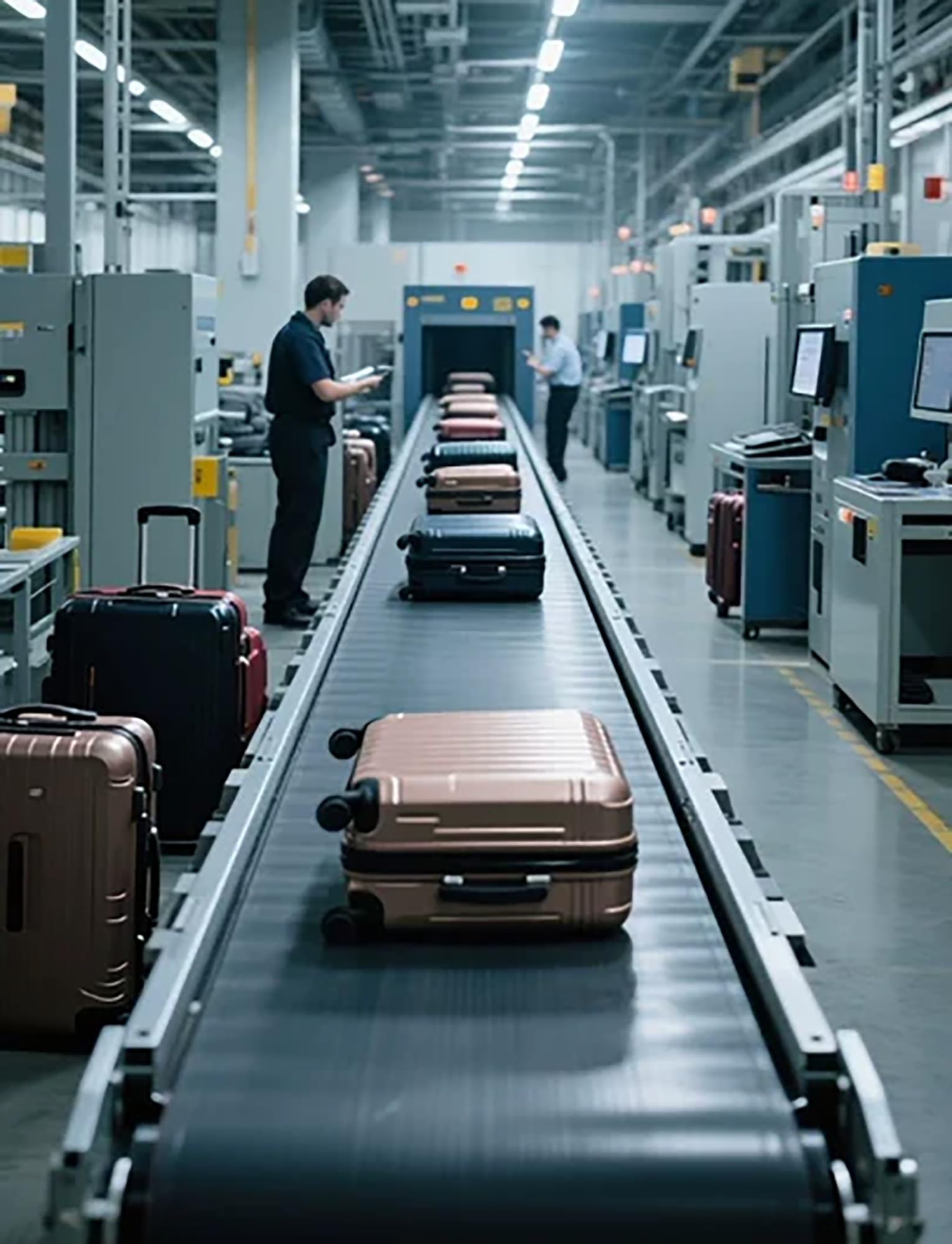 La Cinta transportadora Ligera de PVC, Apta para Productos comerciales, con Unas Dimensiones de 135 x 22 cm (53,1 x 8,6 Pulgadas), es Ideal para fábricas y Transporte, y Puede Utilizarse com