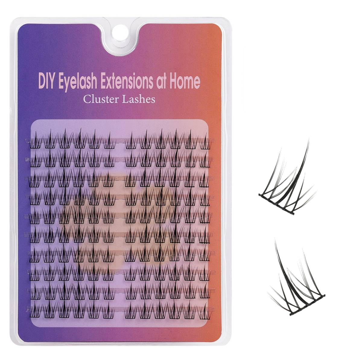 MAYCREATE® False Eyelashes Extension Natural Curl DIY Eyelash Extension Kit, 11mm False Eyelashes Extension Sectional Eyelashes Extensions for Daily or Party-picture-31