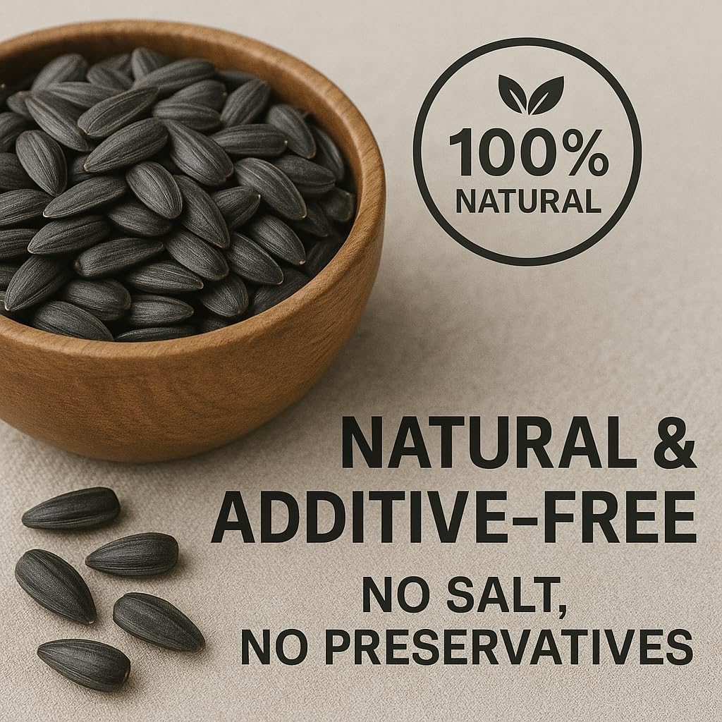 Graines de tournesol noir 25 kg pour oiseaux sauvages et petits animaux