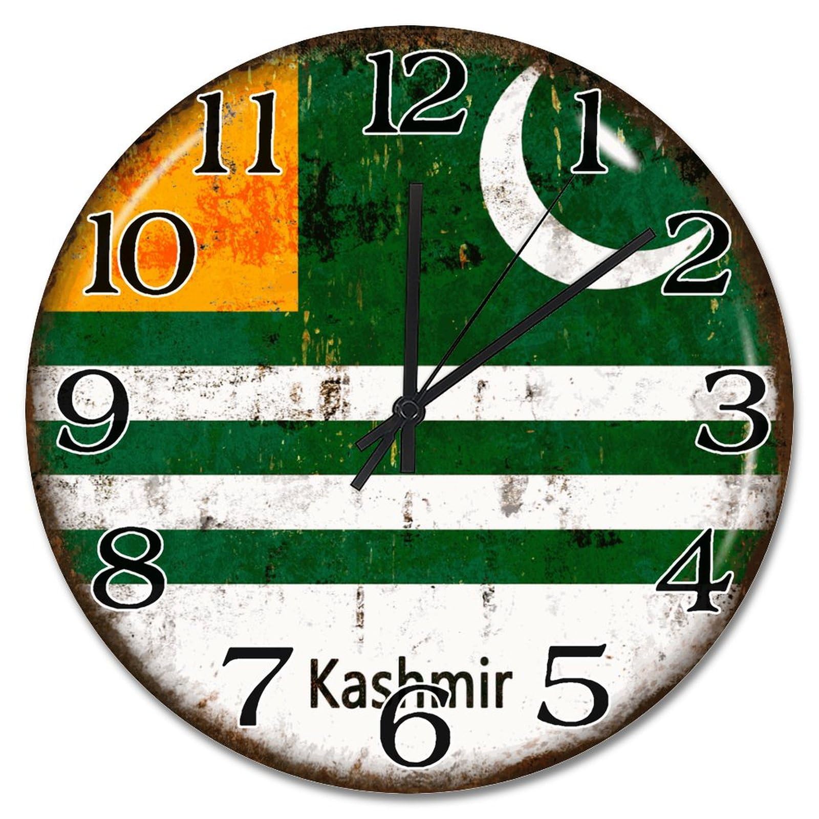Horloge murale Cachemire silencieuse pour chambre sans bruit
