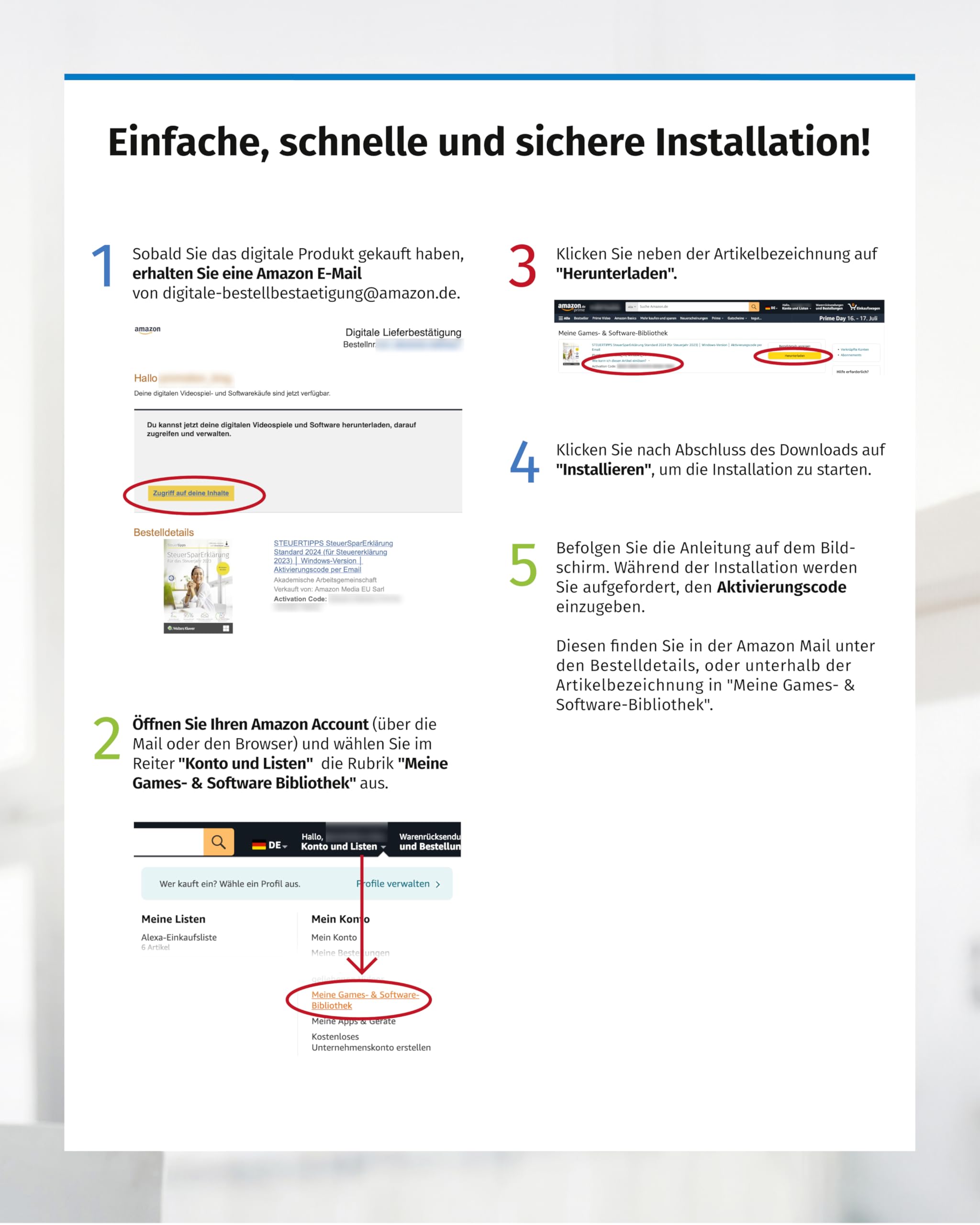 STEUERTIPPS SteuerSparErklärung Lehrer 2024 (für Steuerjahr 2023) │ Windows-Version │ Aktivierungscode per Email