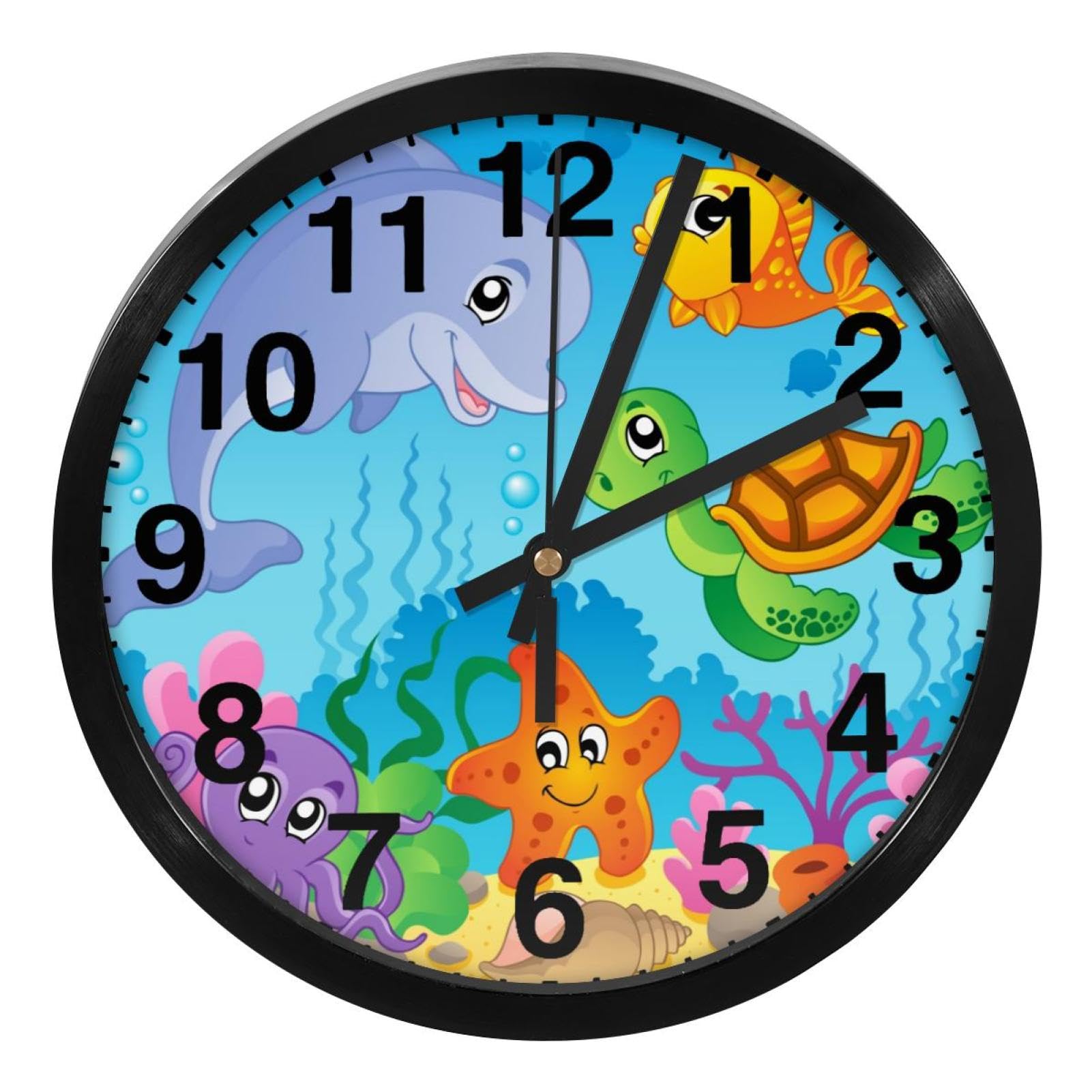Horloge murale moderne silencieuse sans tic-tac pour chambre