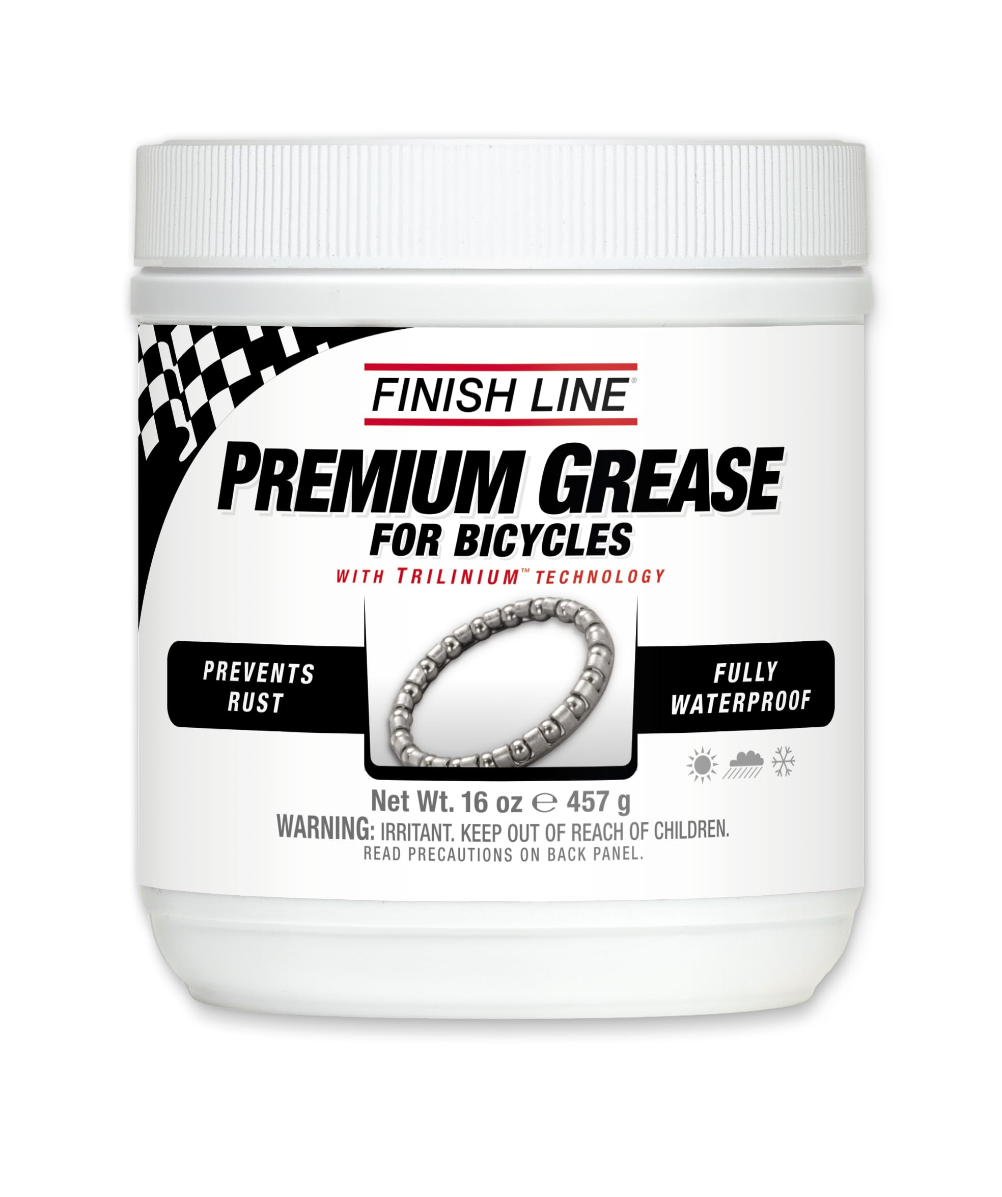 Finish Line Grasso Premium (Ceramic Tech) - Vaschetta da 455 g, 453,6 g